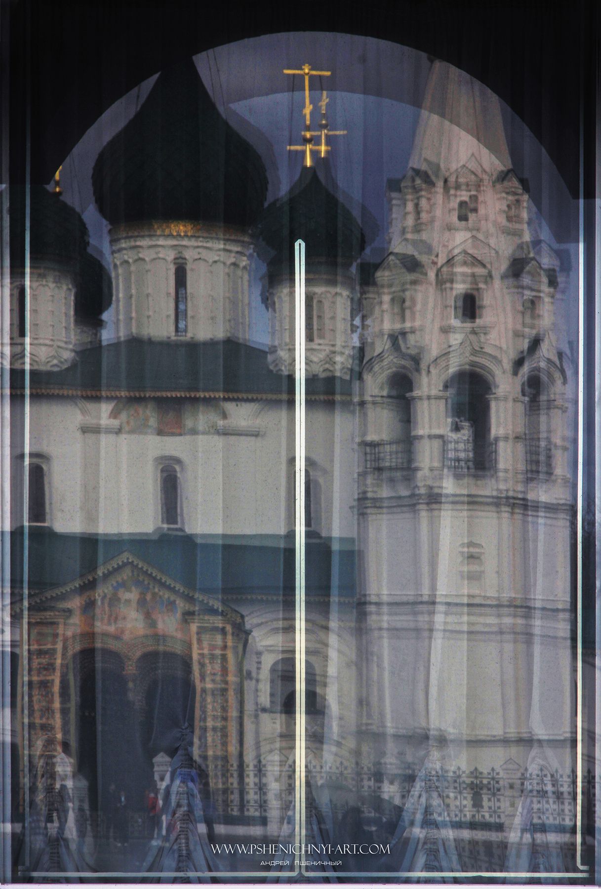 архитектура, храм, ярославль, россия, отражение, купола, окно, арка, православие, Пшеничный Андрей