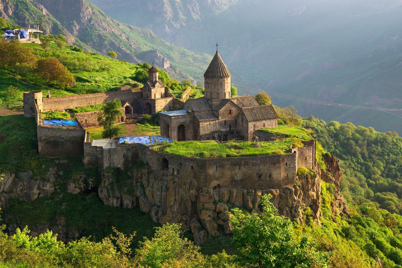 Армения, Горы, Монастырь, Рассвет, Татев, Церковь, Михаил Туркеев