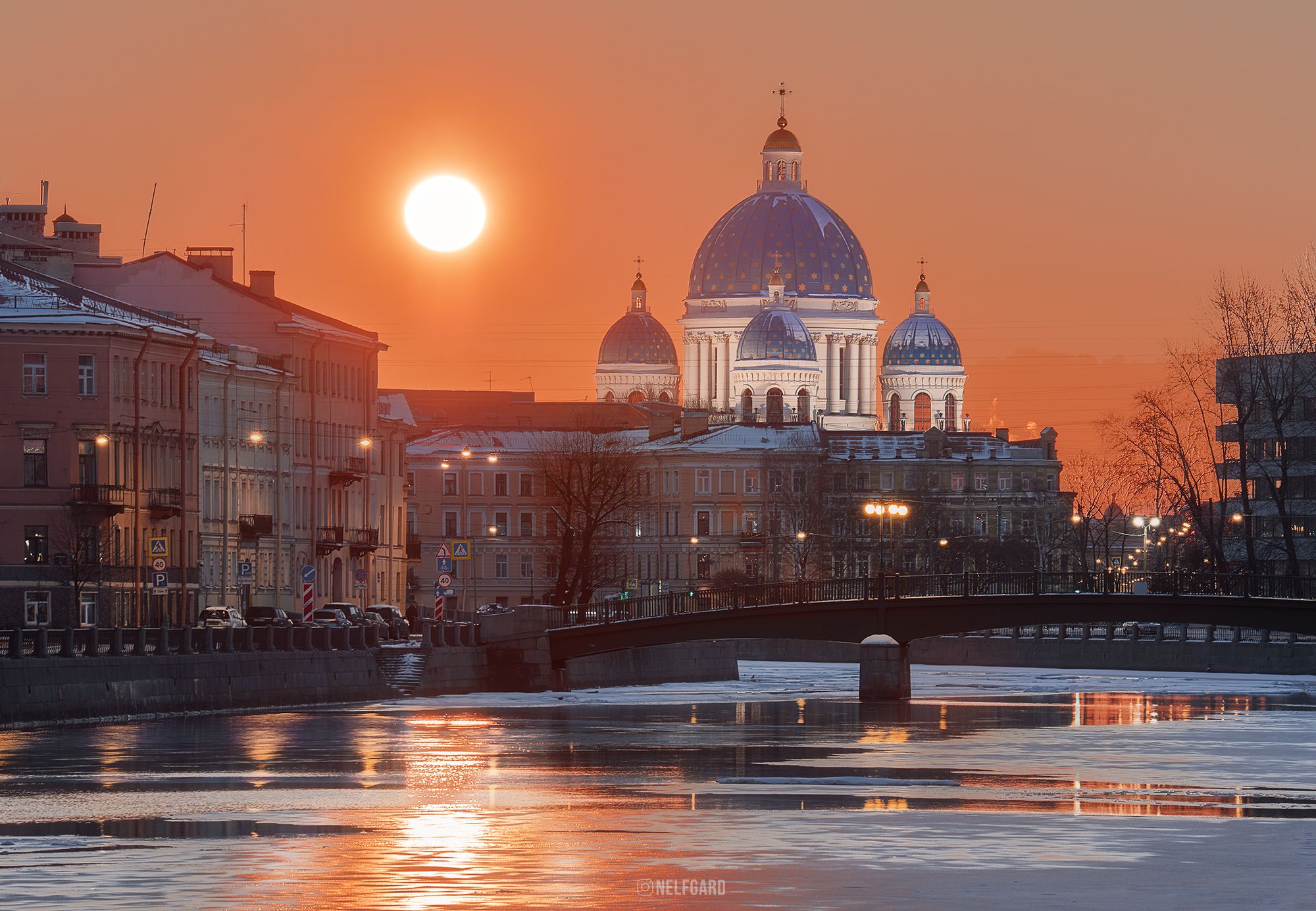 Санкт Петербург рассвет