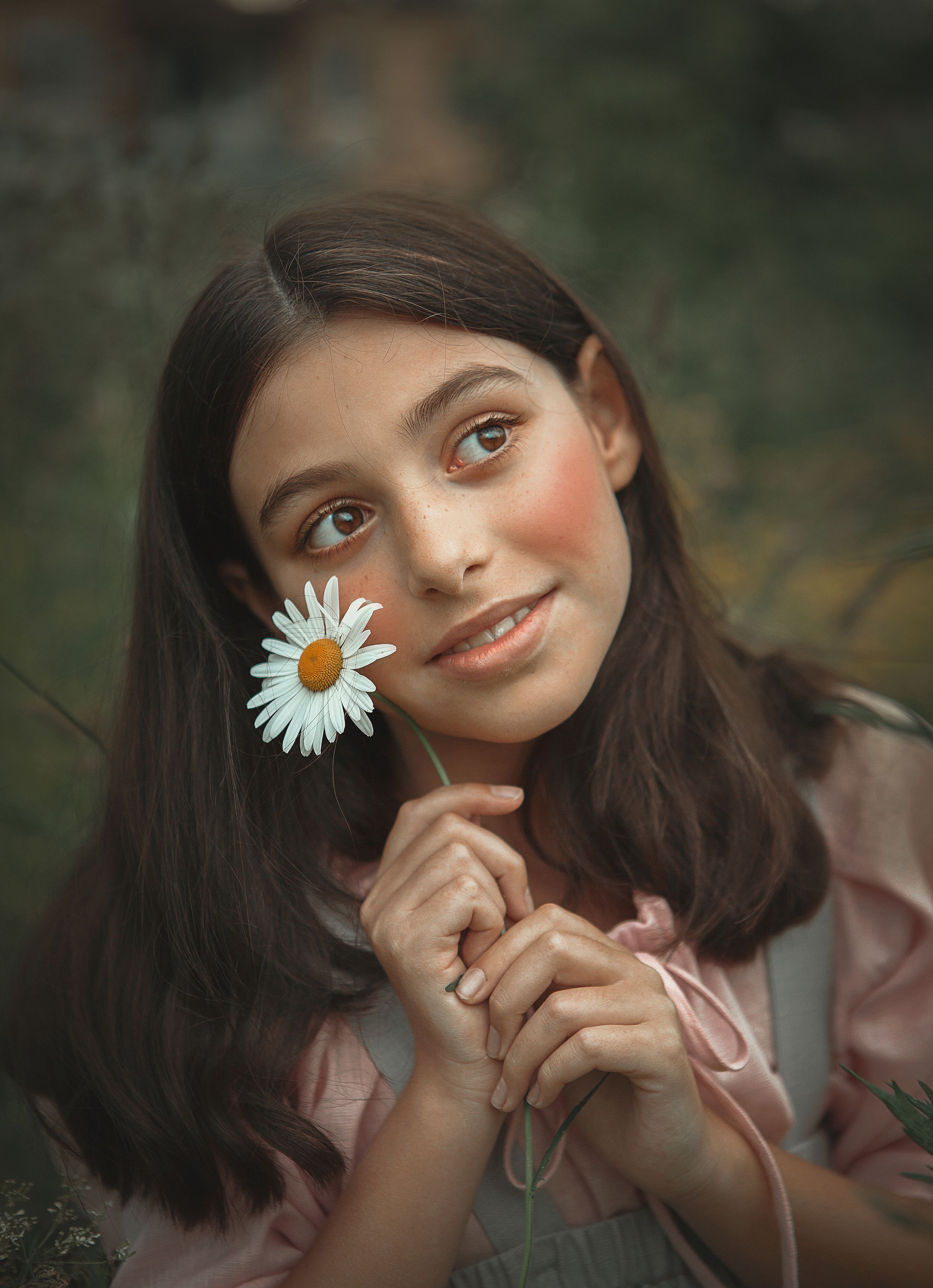 девочка ромашка цветы семья любовь солнце лето красота счастье мечты  фотография, Шепелева Татьяна