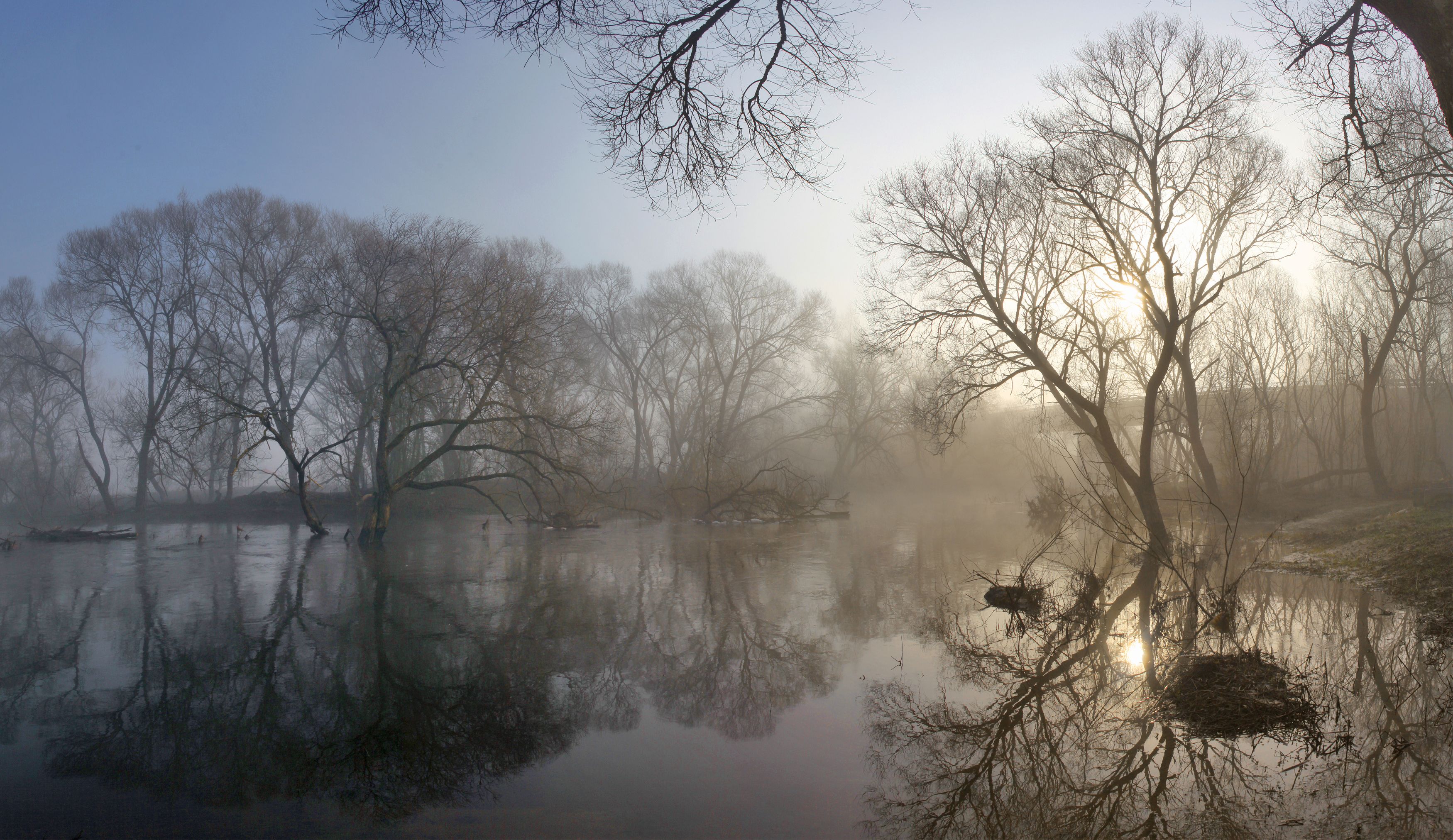 весна , река , утро , туман, Александр Свистков