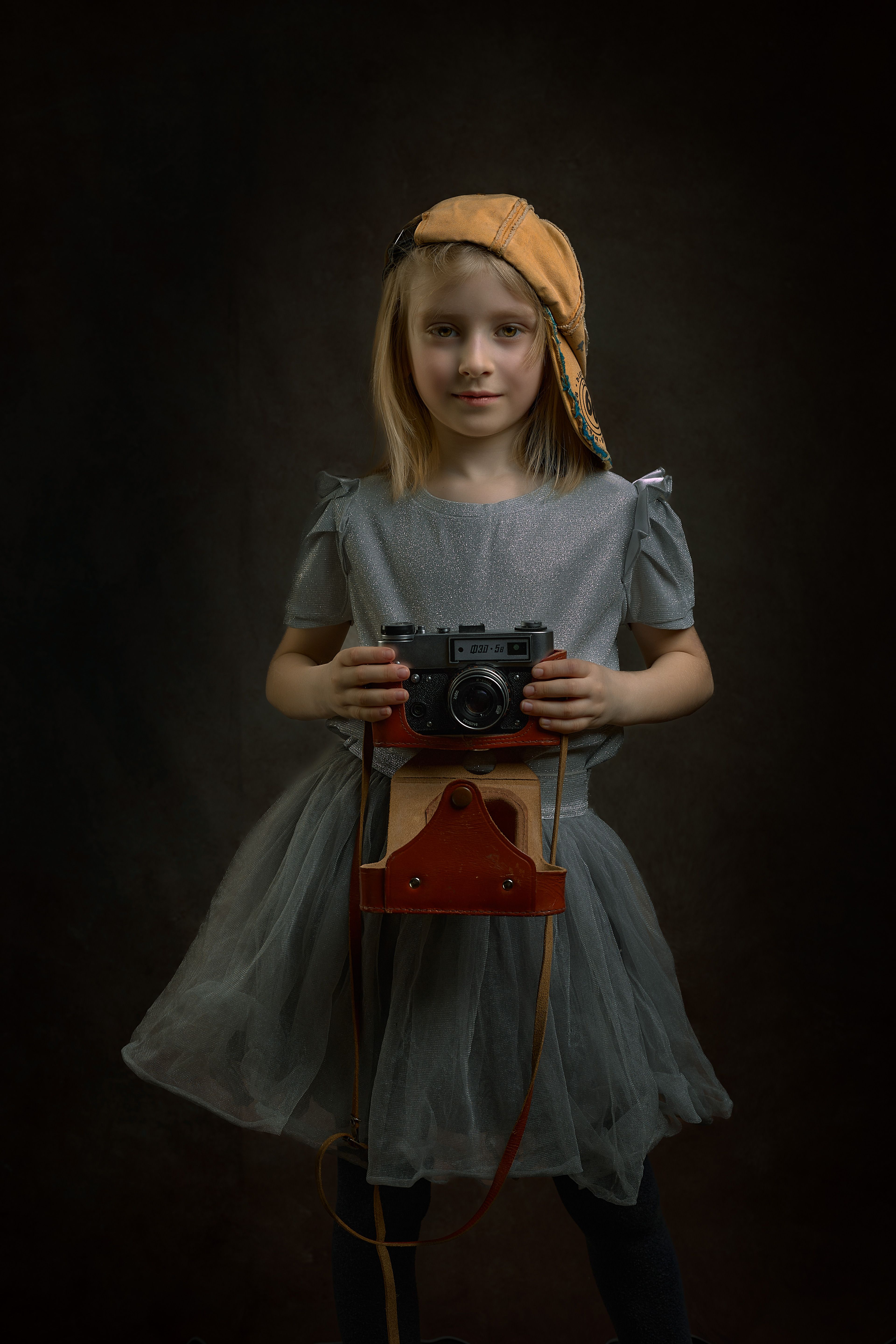портрет, девочка, студия, Viktor Kholudeyev