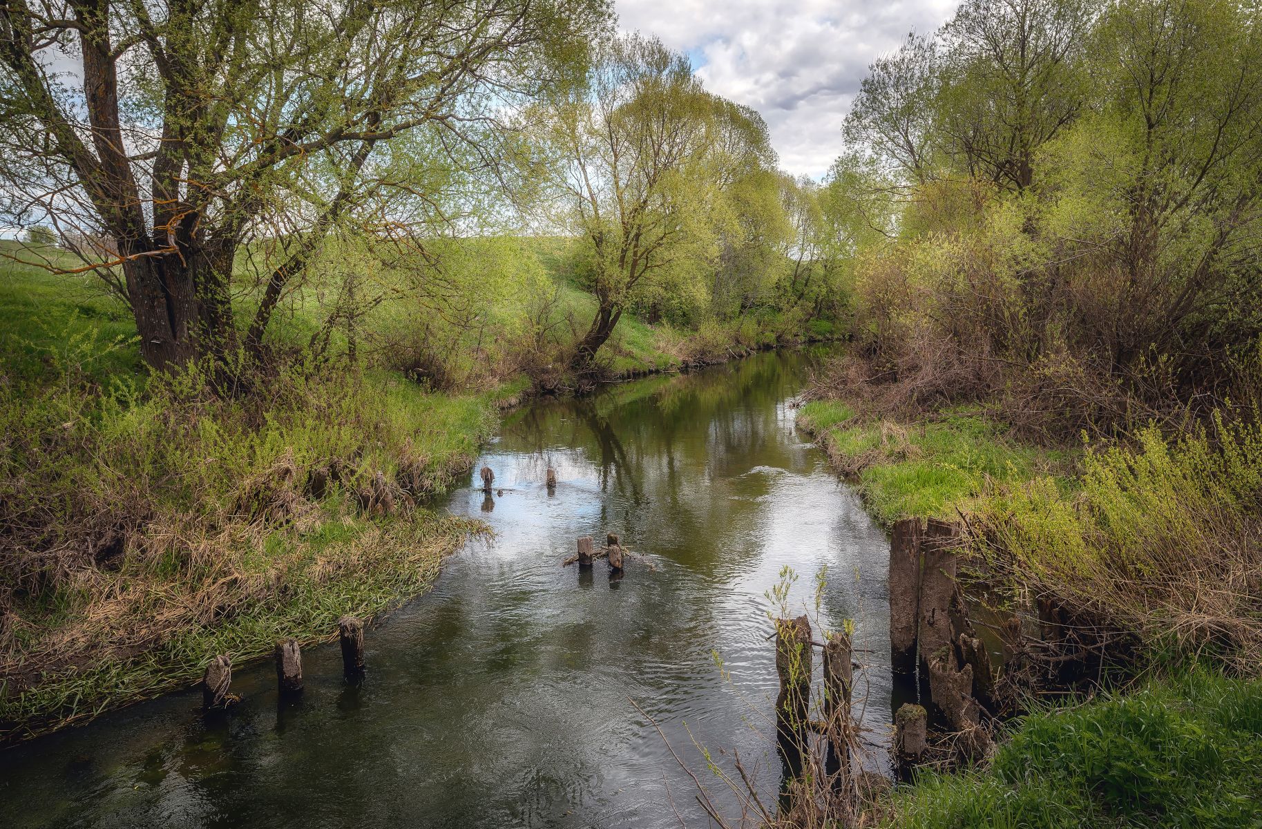 река, весна, Сергей Аникин