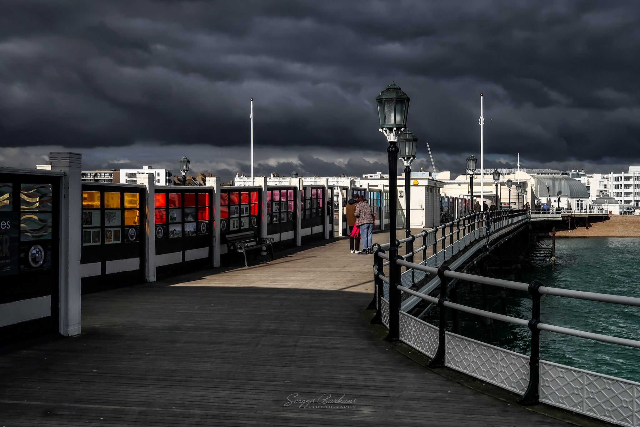 #worthing #pier #sky #clouds #england #uk, Sergejs Barkans