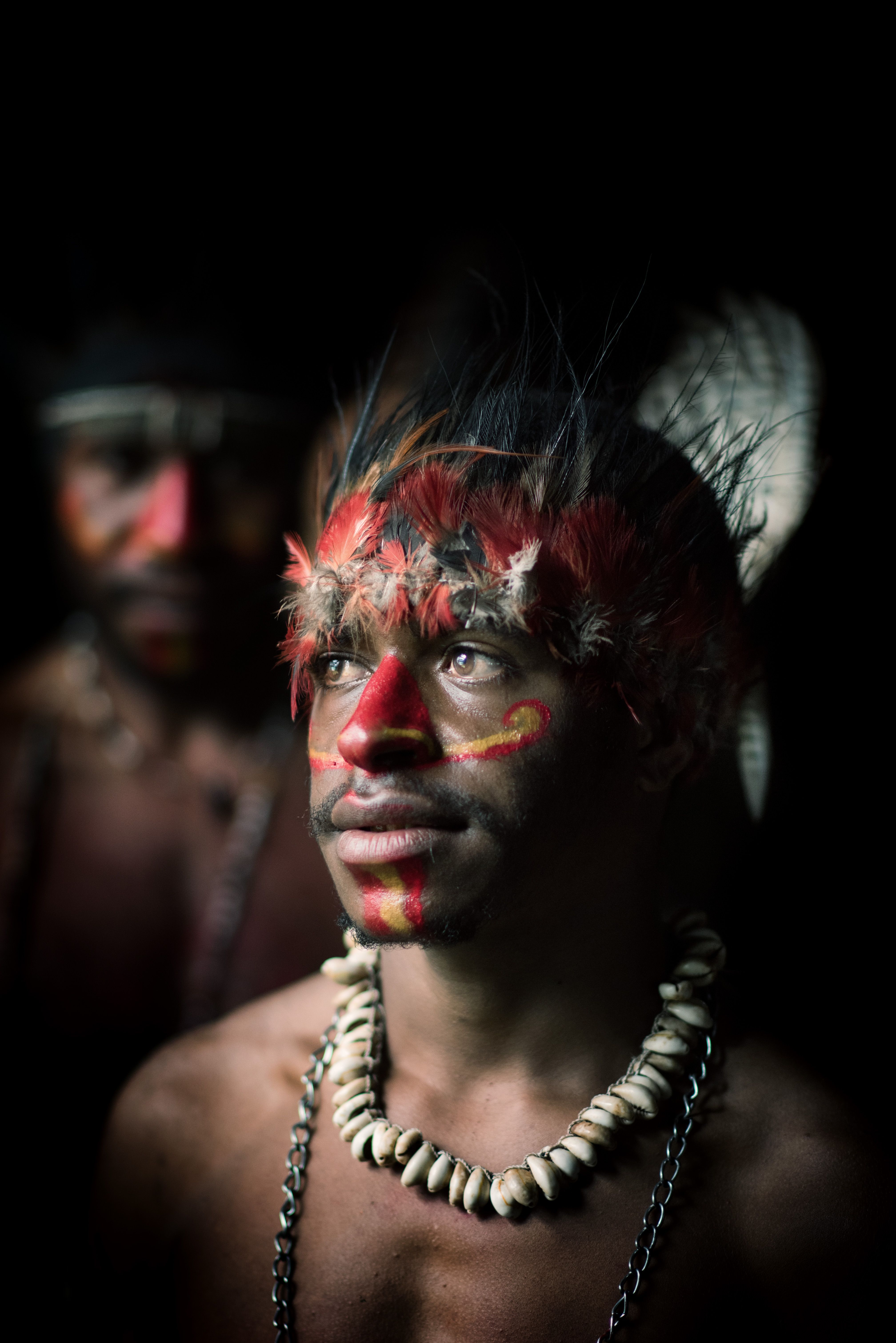 Papua New Guinea, tribesmen, portrait, culture, mount hagen, , Trevor Cole