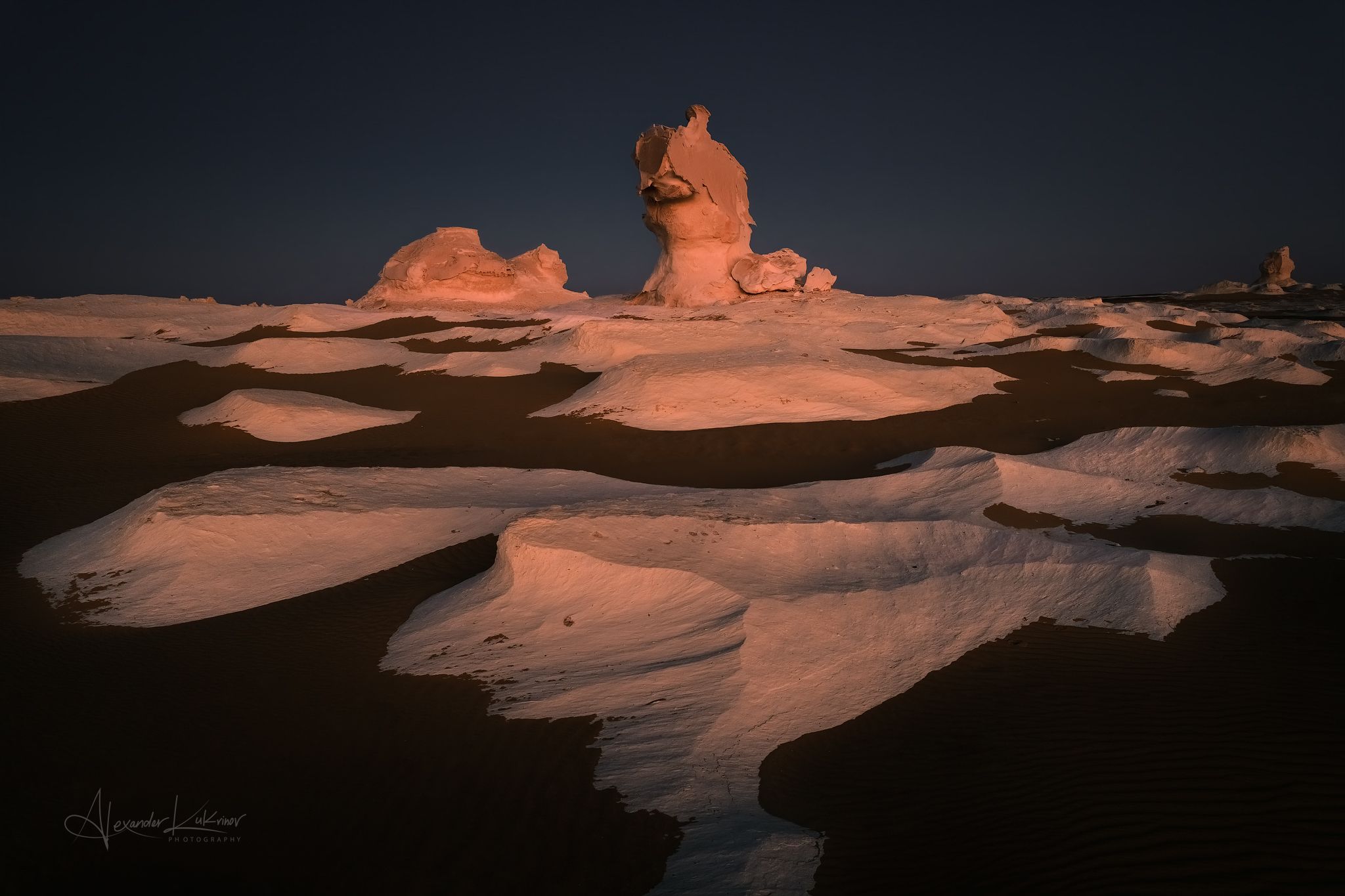 египет,закат,пейзаж,белая пустыня, Александр Кукринов