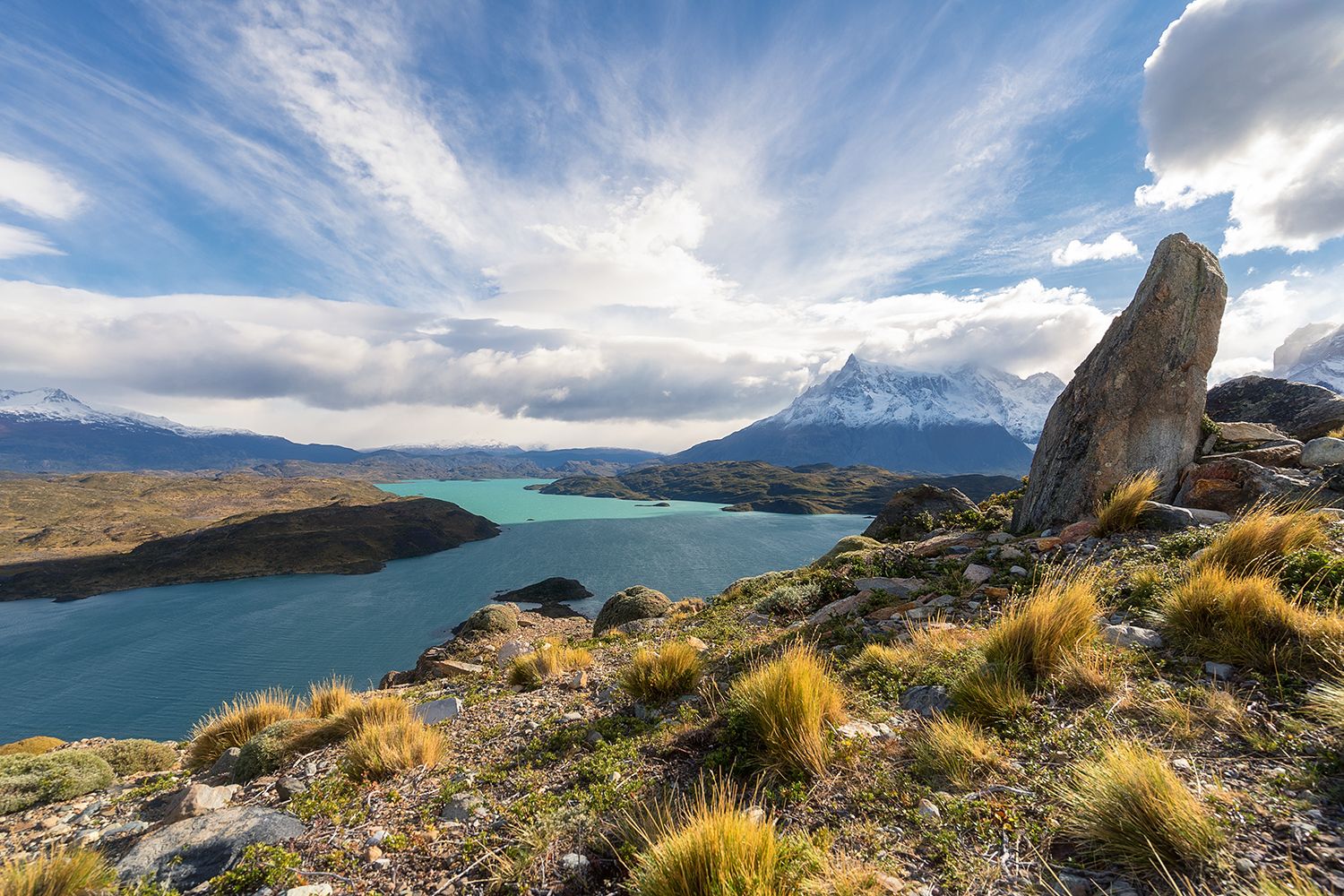 Чили, озеро Пехое, Торрес дель Пайне, пейзаж, природа, Лариса Дука
