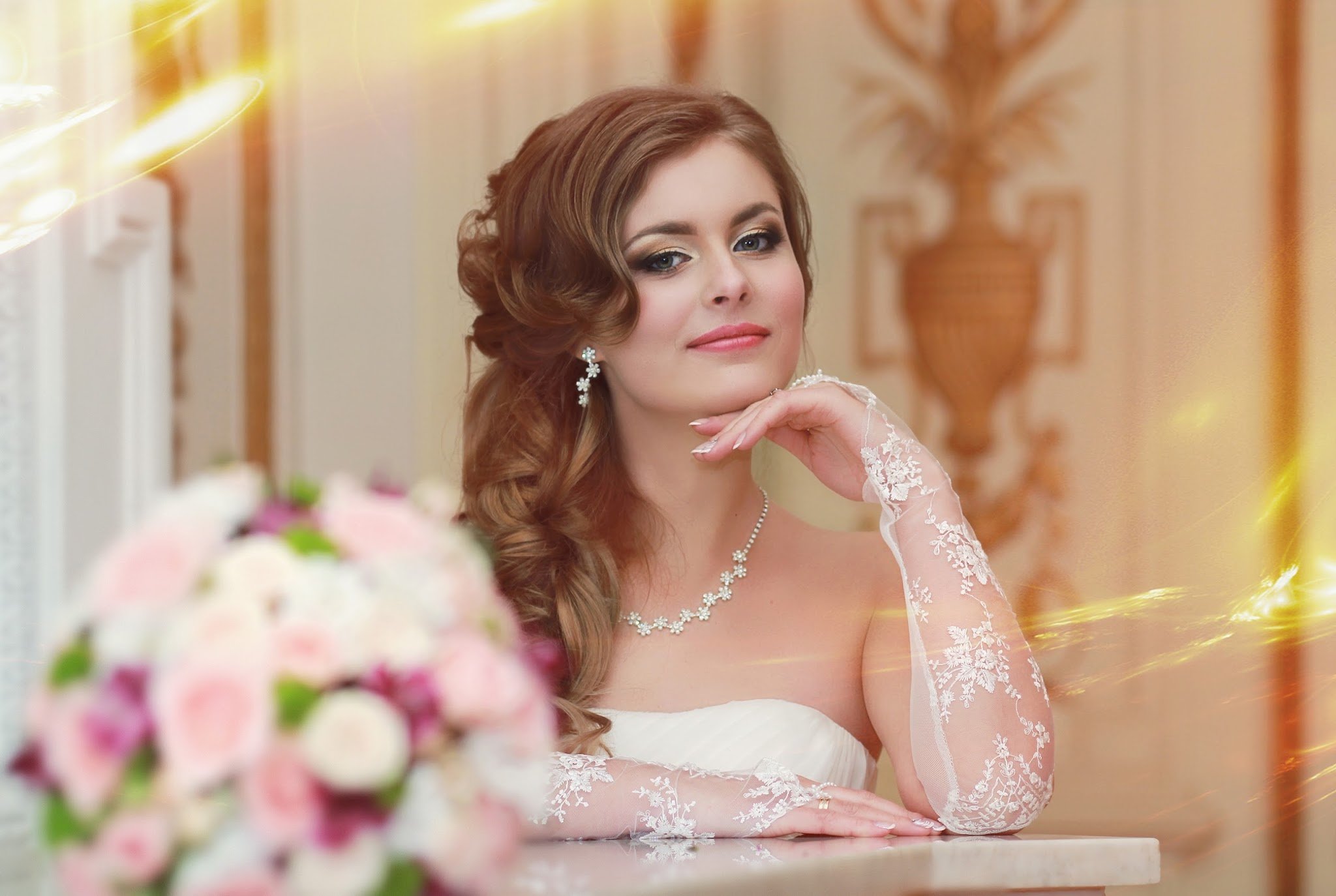 невеста свадьба букет, Анна Колмакова