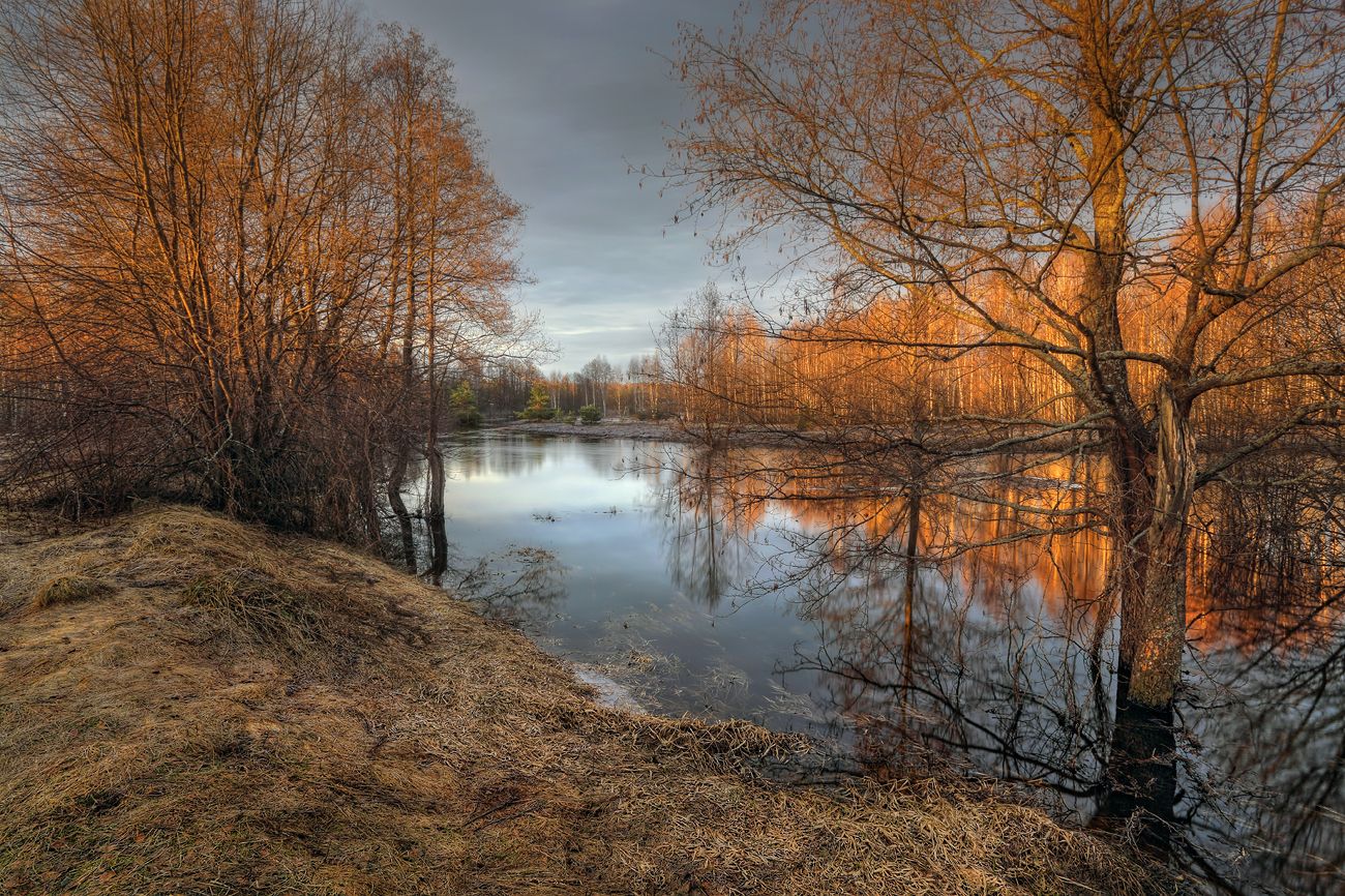 нижегородская область река кеза апрель река весна, Александр Бархатов