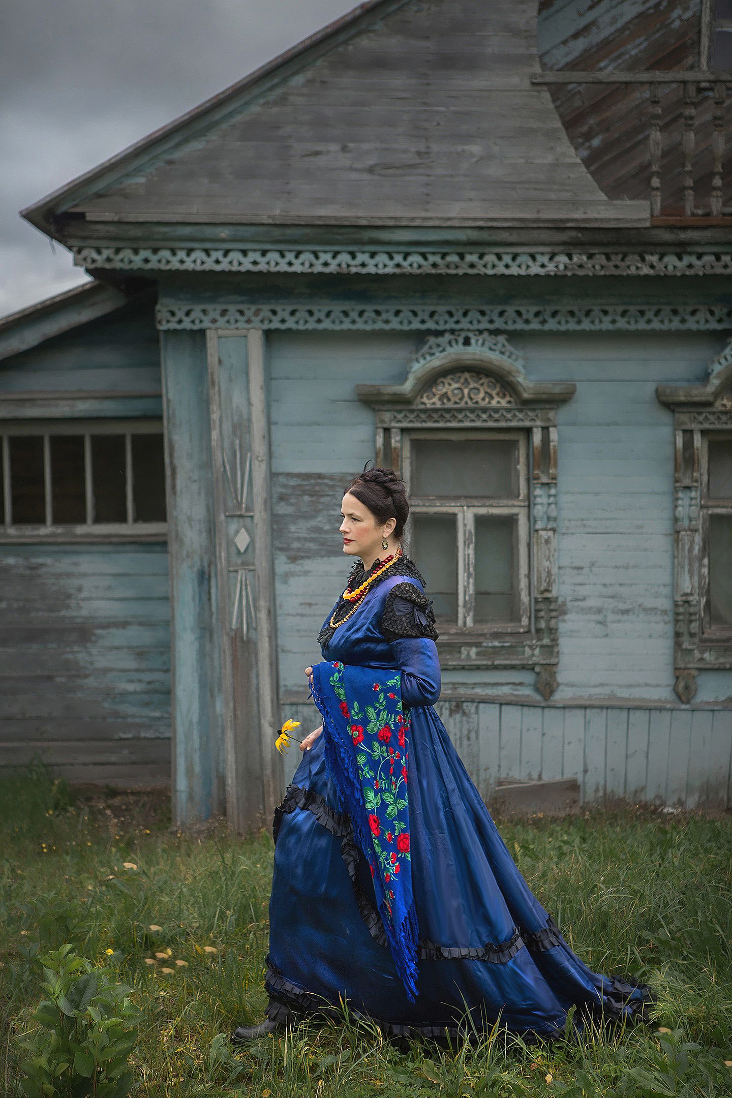 женщина любовь красота искусство платок дом фотография, Шепелева Татьяна