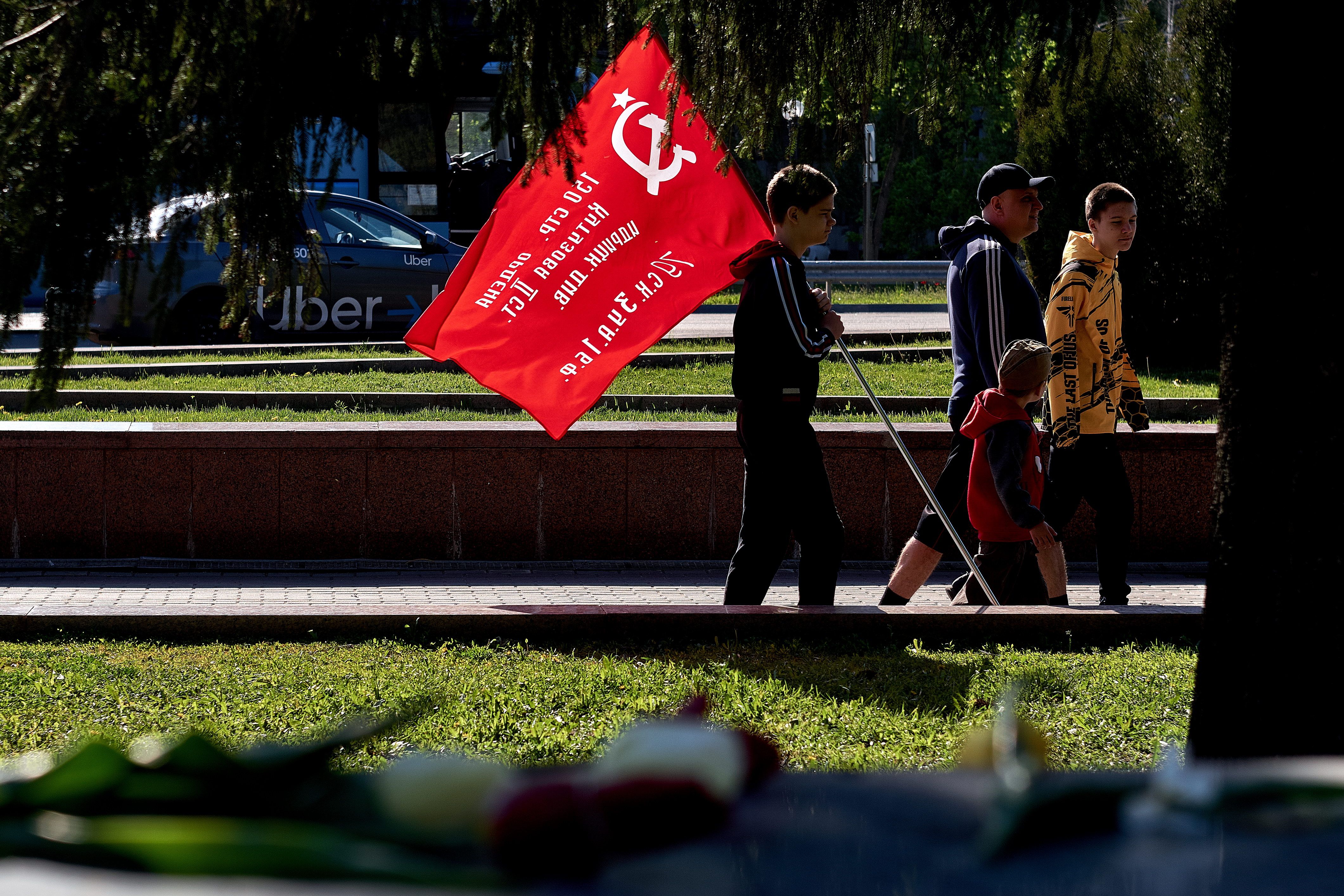 день победы, красное знамя, социализм, весна, Siergiejevicz Mihail