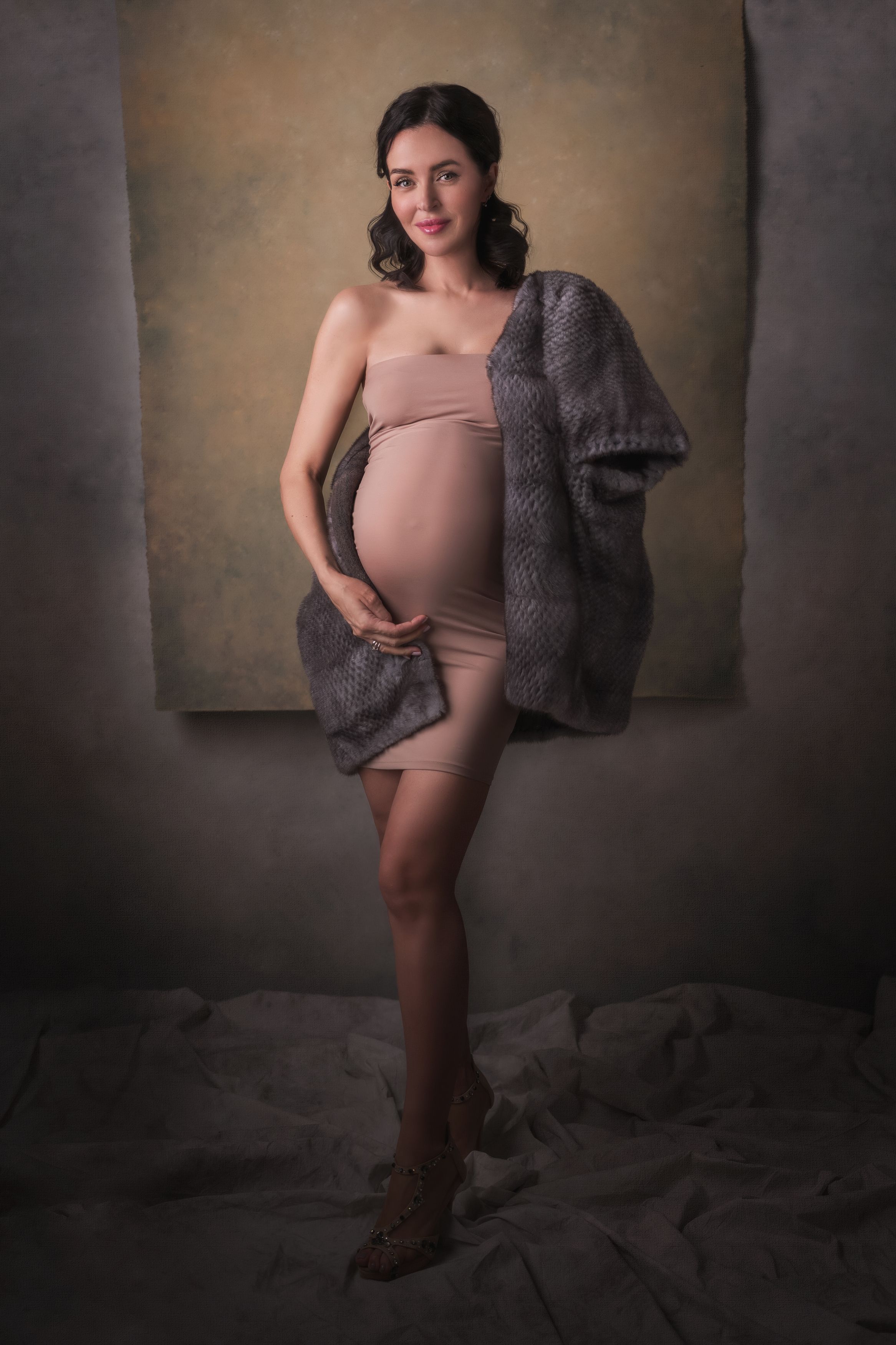Портретная Коллекция Беременность, фотосессия для беременных, беременные фотографии, красивая беременность, в ожидании чуда, 40 недель, Анастасия Лебедева