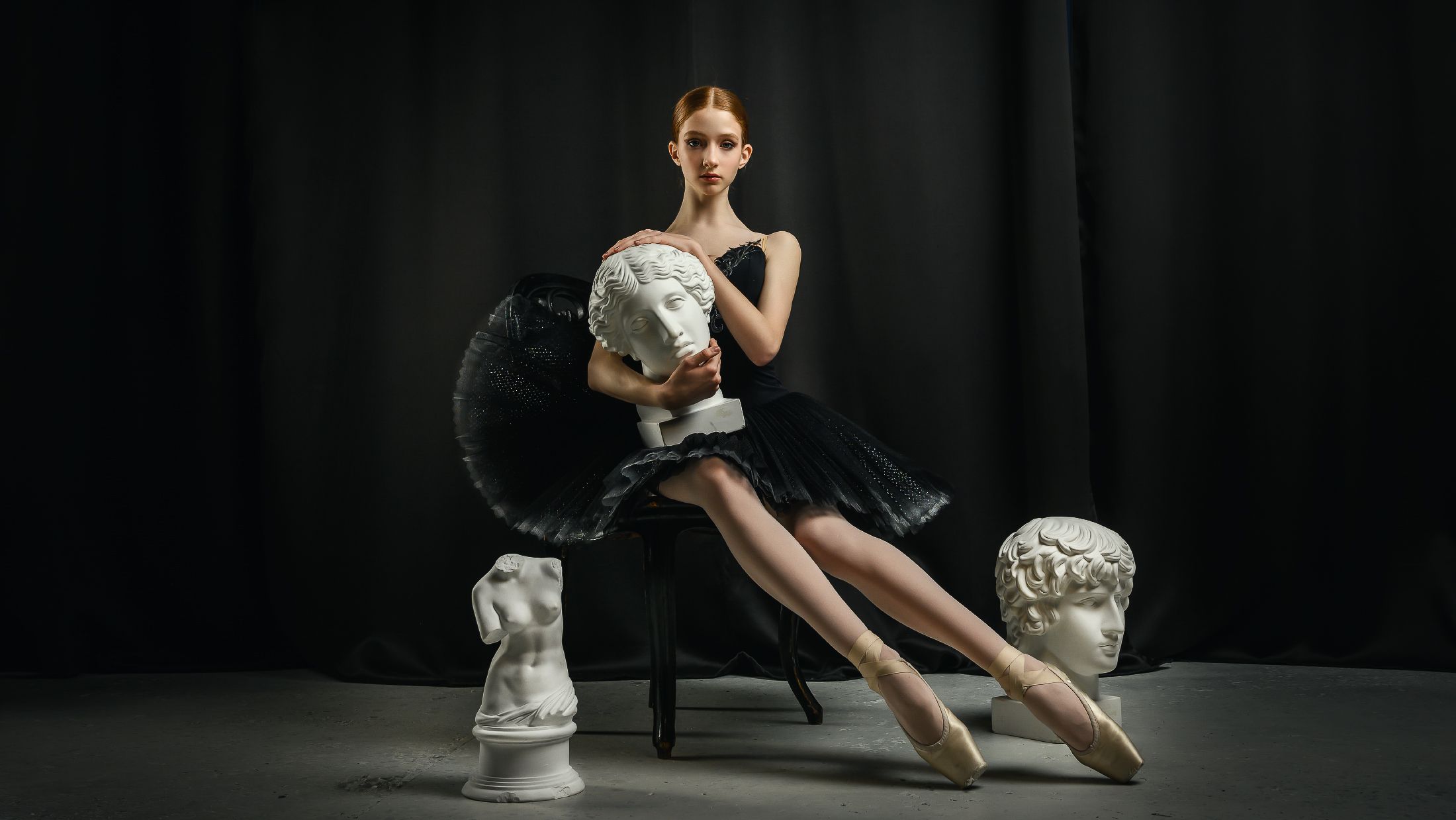 балет артистка скульптура пачка пуанты, Фарид Альмухаметов