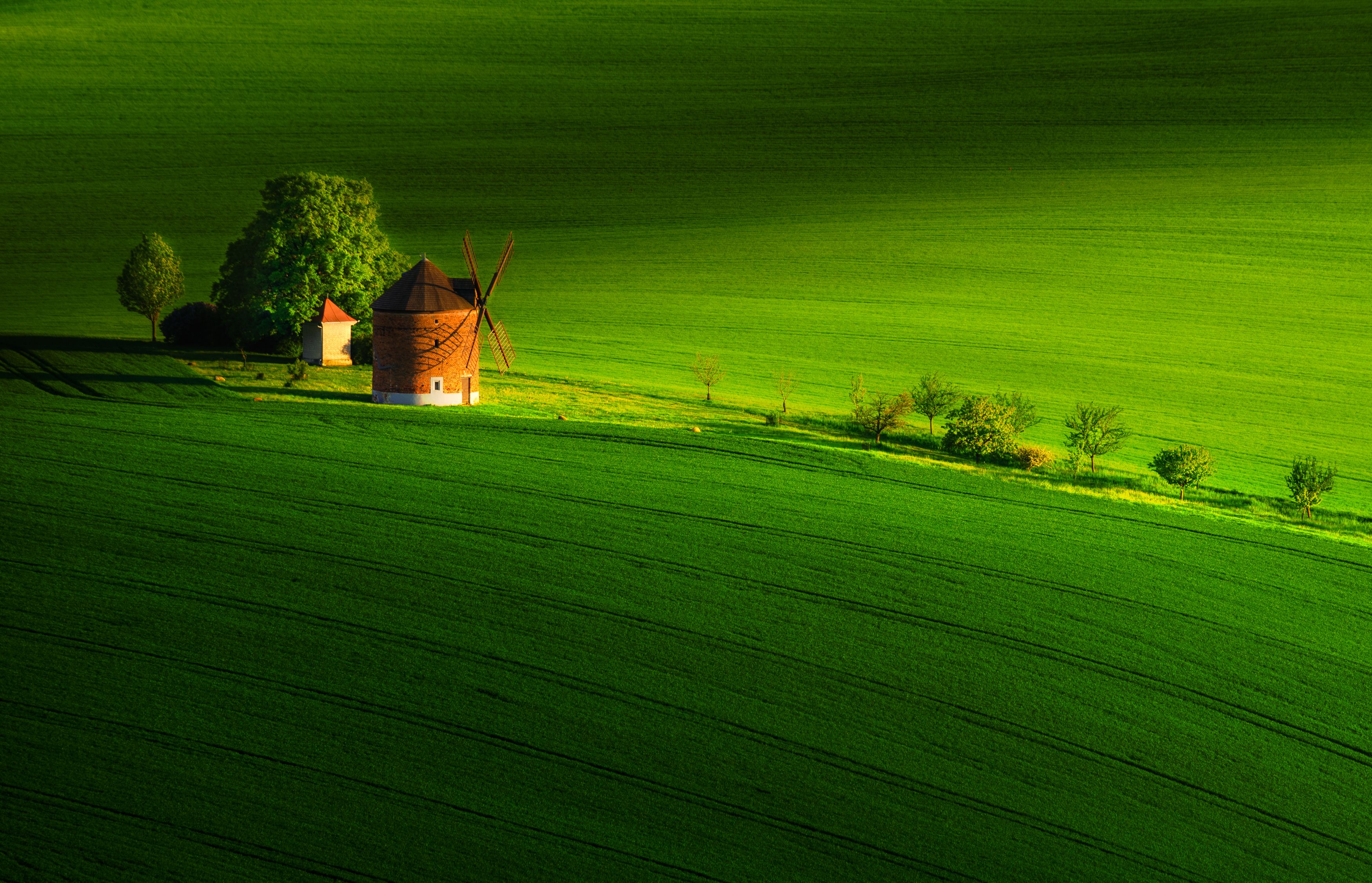 spring, moravia, chvalkovice, nikon z6, windmill, tuscany, Stanislav Judas