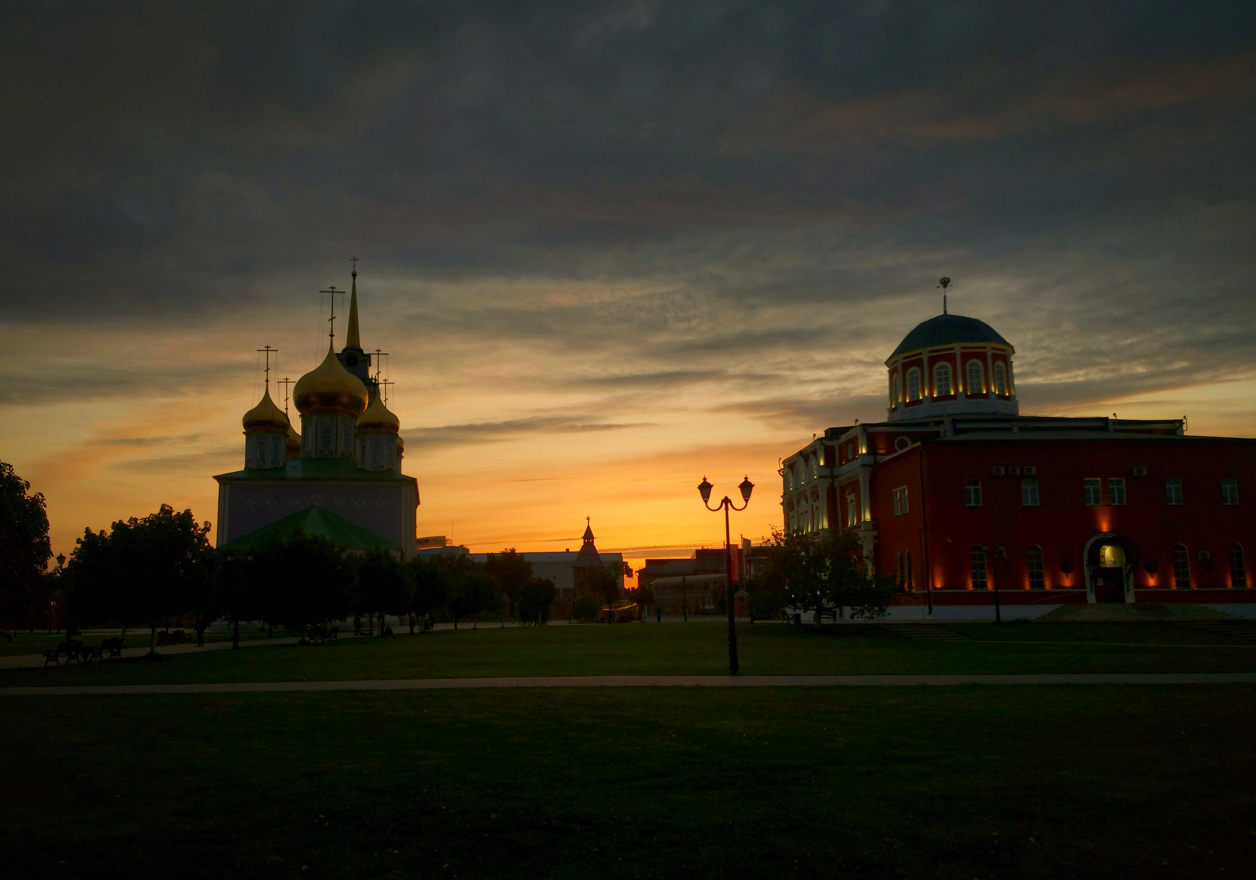 город, кремль, вечер, закат, храм, Валерий Савостьянов