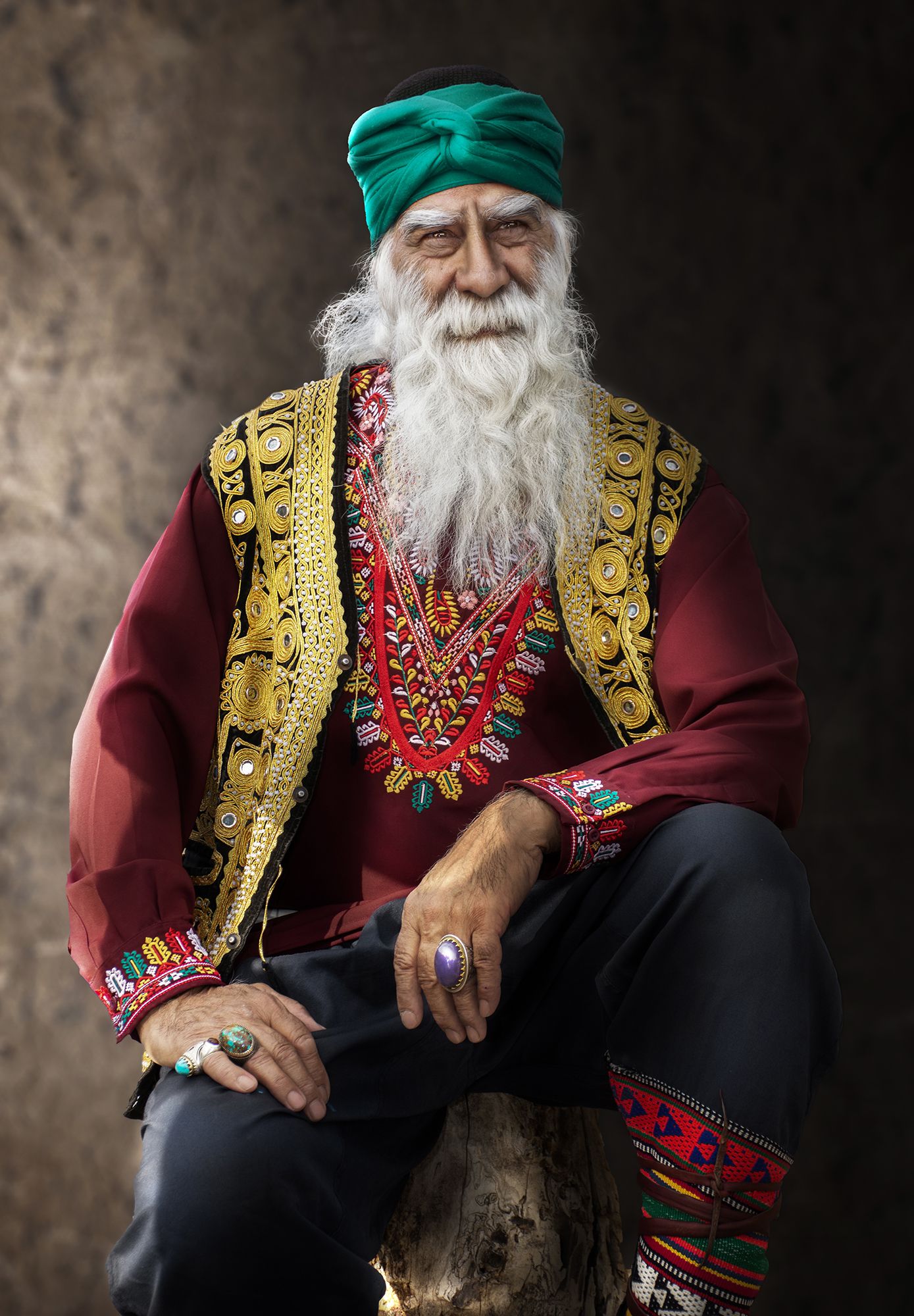 #portrait #beard #turban #face #people , Mehdi Zavvar