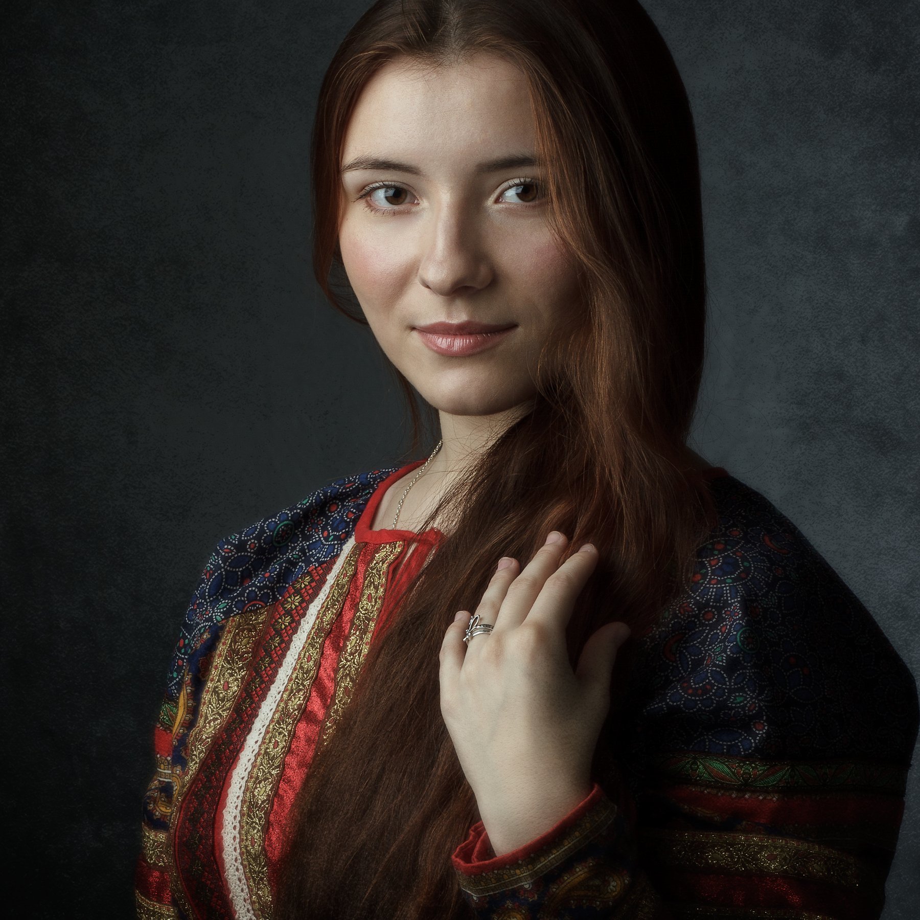 русская,russia,девушка,волосы,коса,girl,portrait,портрет, s.s.tarasov