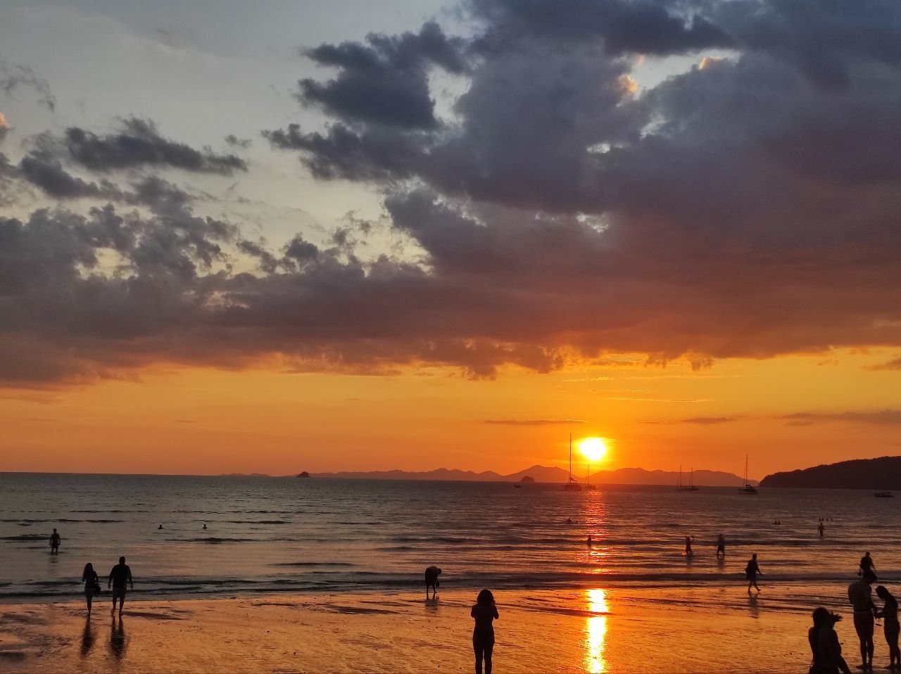 thai sunset, krabi, thailand, evening, travel, Karina Yakovleva