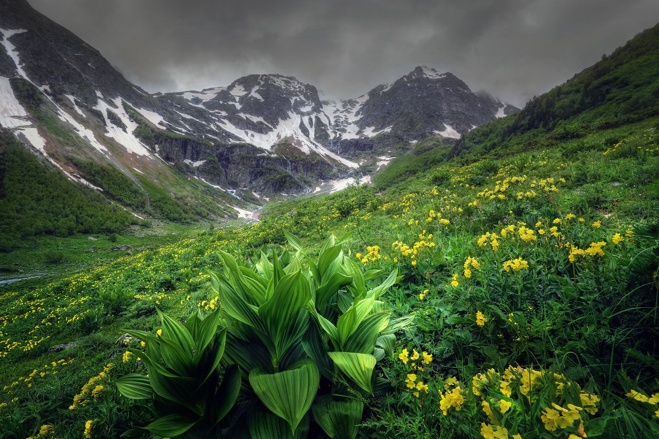 Кавказ Карачаево-Черкесия Архыз горы пейзаж , Александр Бархатов