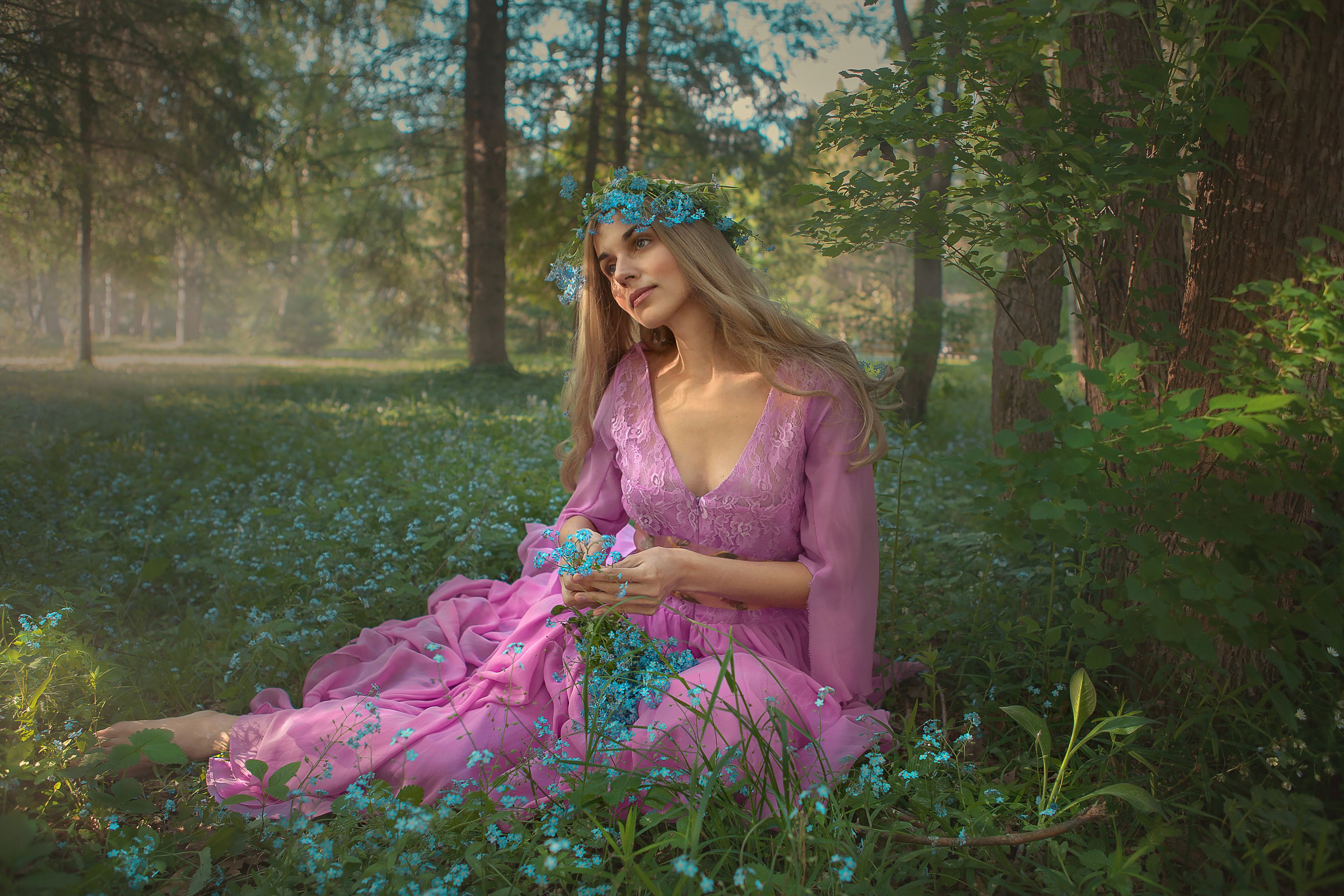 девушка цветы поле любовь солнце лето красота счастье мечты красавица фотография, Шепелева Татьяна