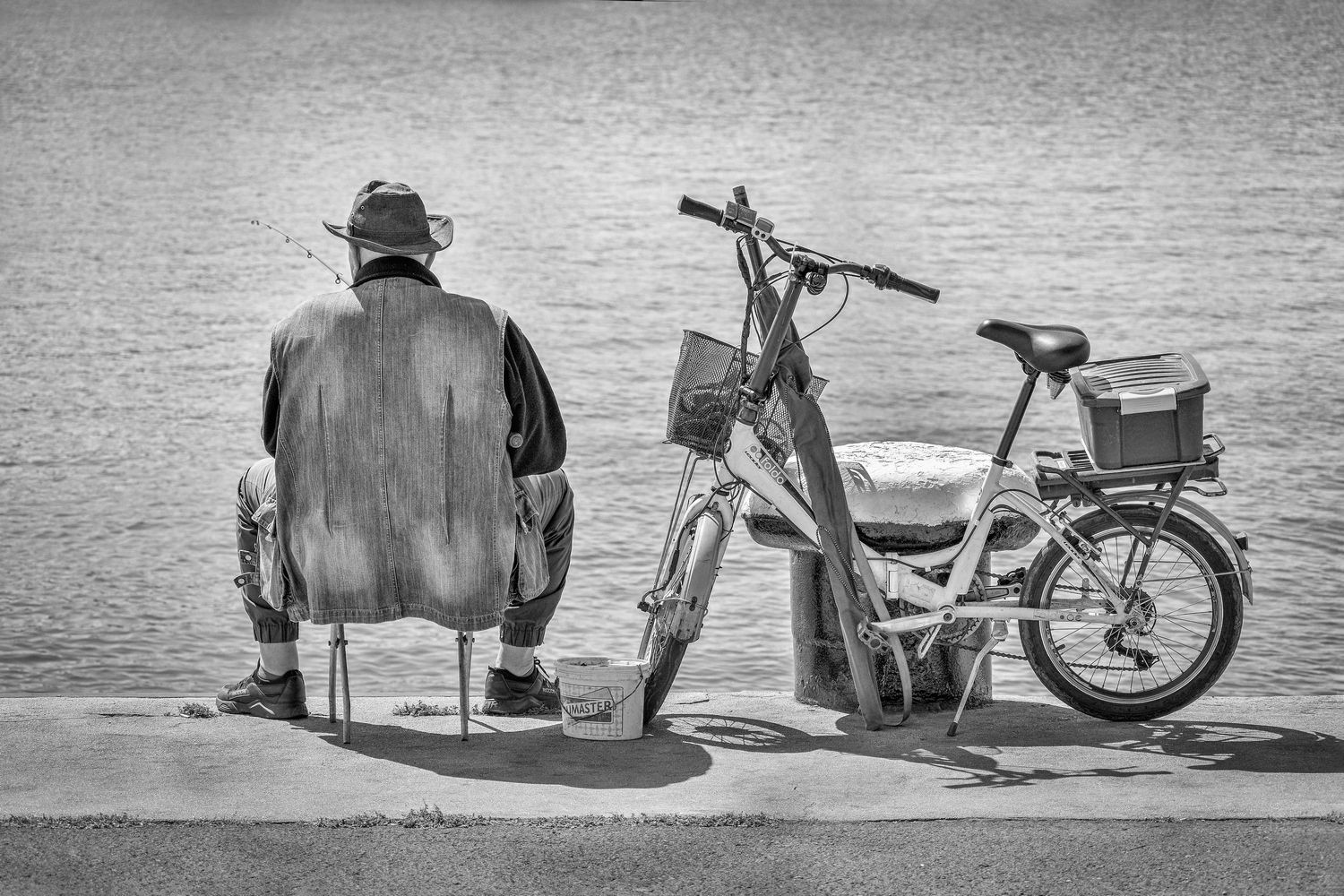 fishing, nikon, black&white, bw, Стоян Великов