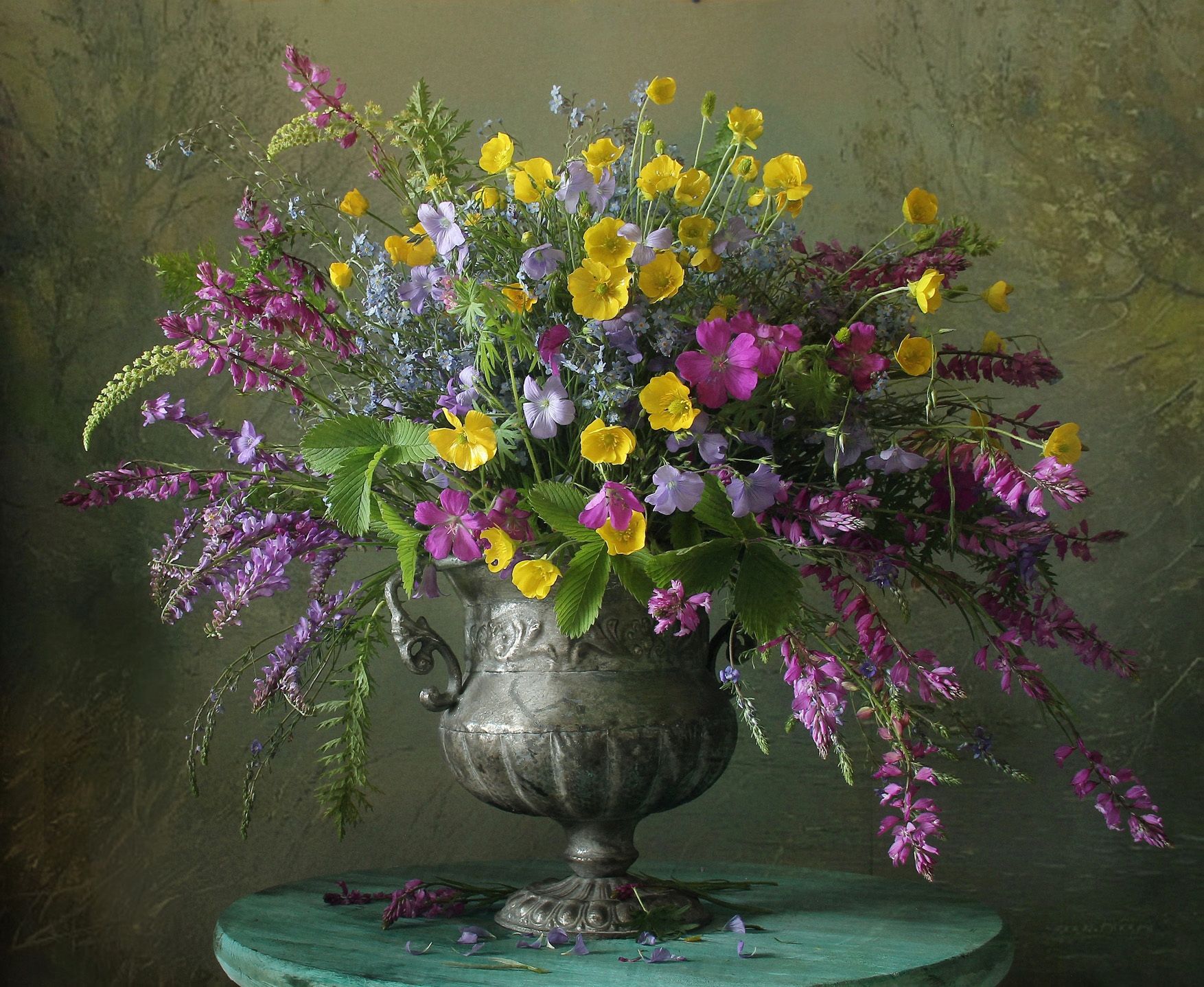 натюрморт, цветы, полевые цветы, лето, марина филатова, букет цветов, Марина Филатова