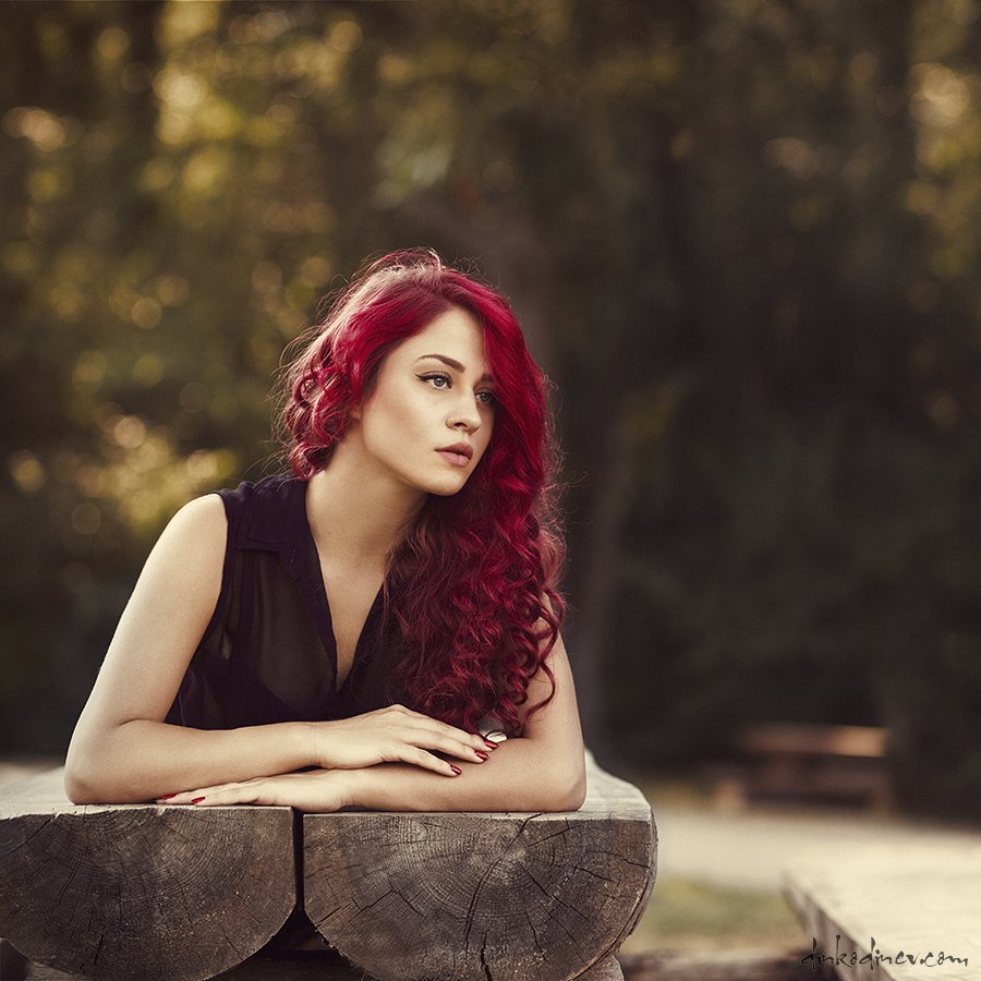 beauty, passion, portrait, red hair, woman, Динко Динев