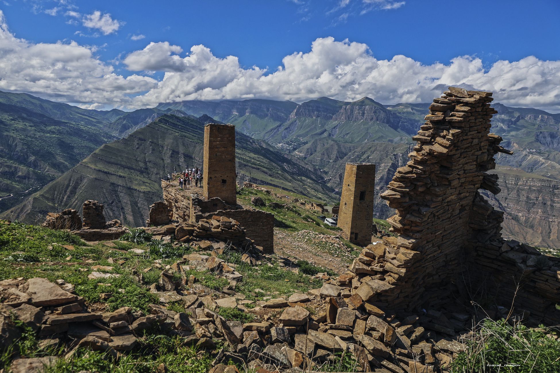 аул,горы,гоор,башни,развалины,дагестан,шамильский район,, Magov Marat