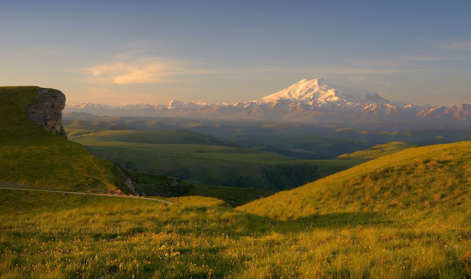 горы лето кавказ эльбрус, Александр Жарников