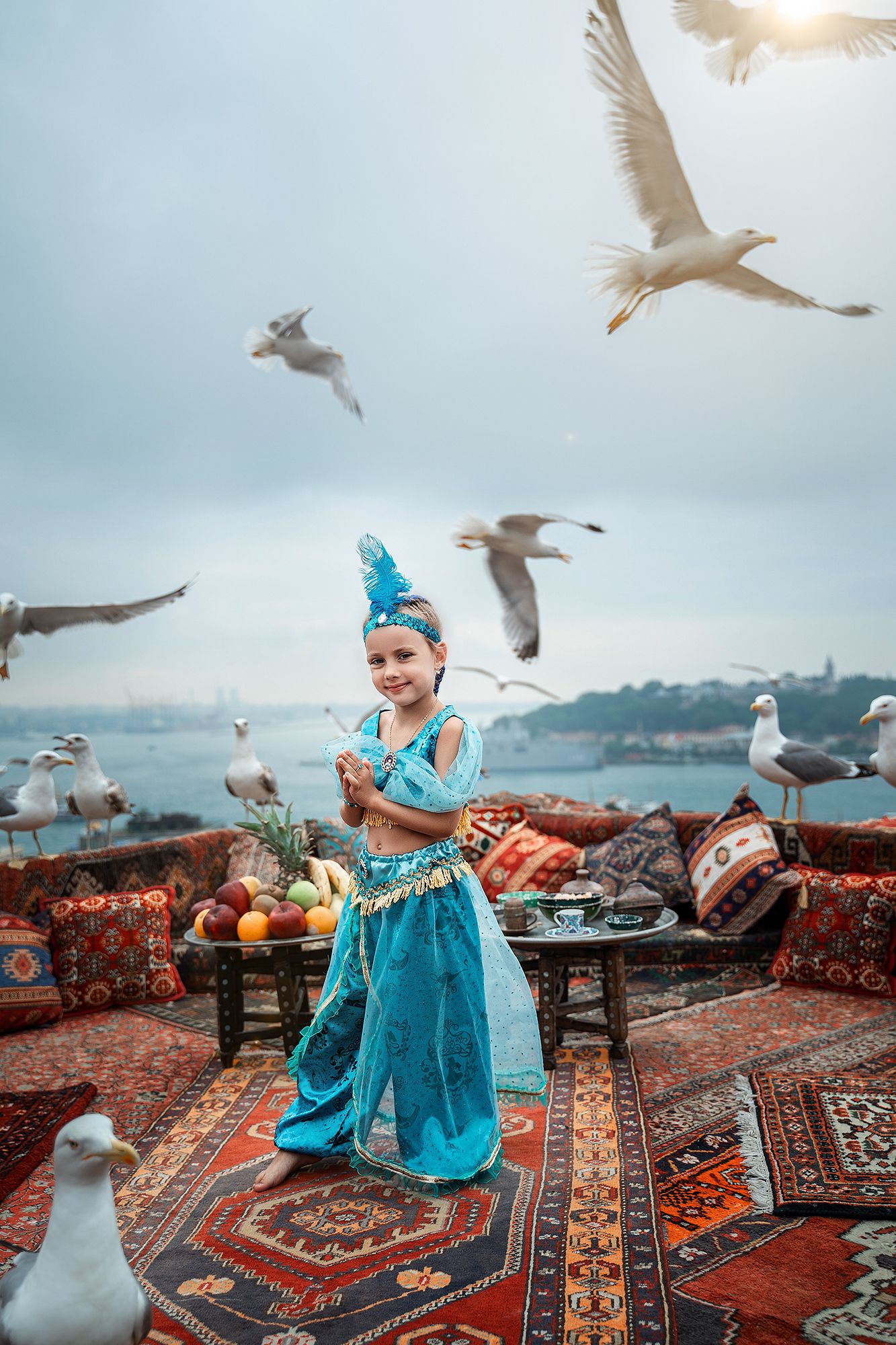 Стамбульские крыши с чайками.. Фотограф Гузенко Анатолий