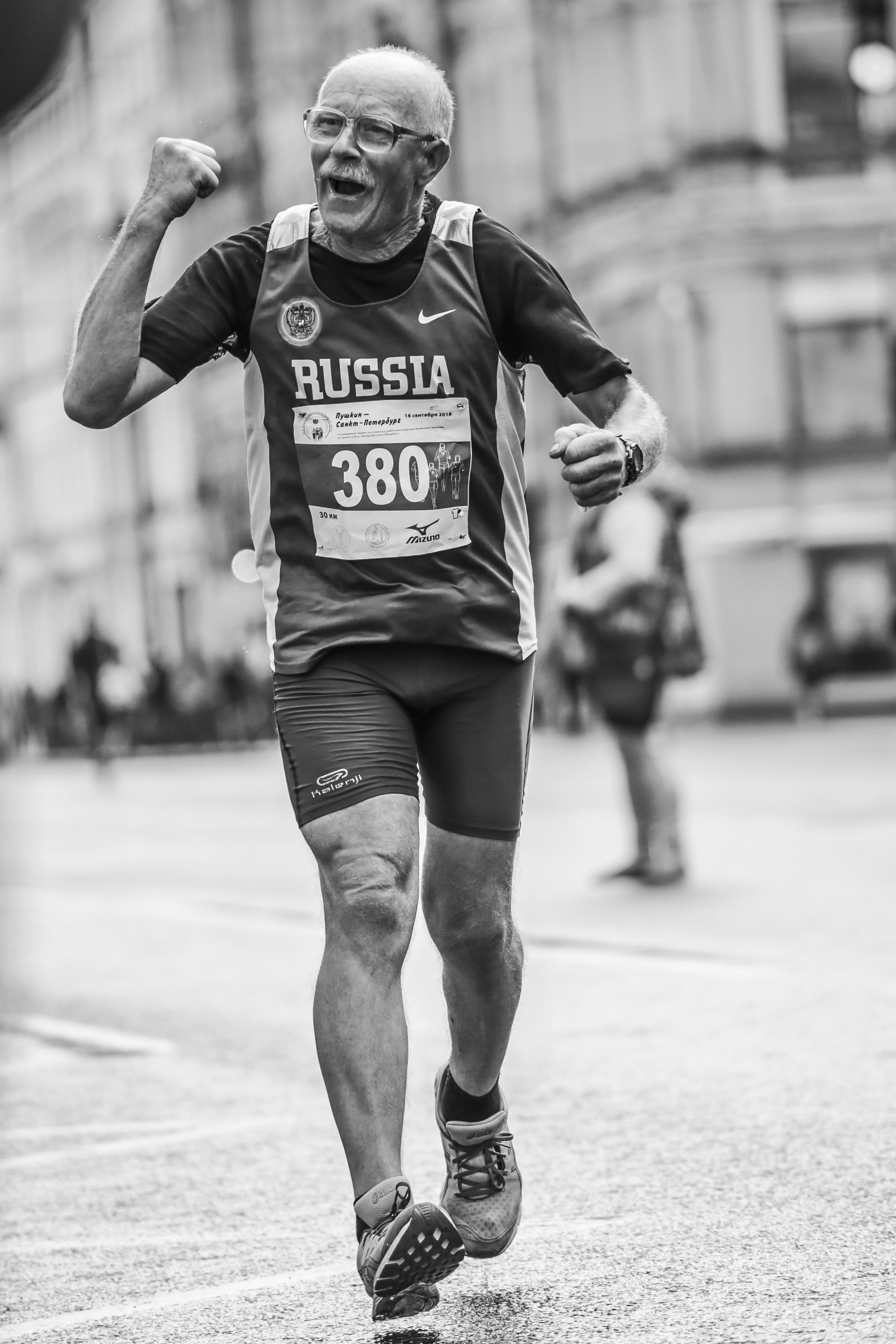 чб, бег, легкая атлетика, марафон, Komlev Sergei