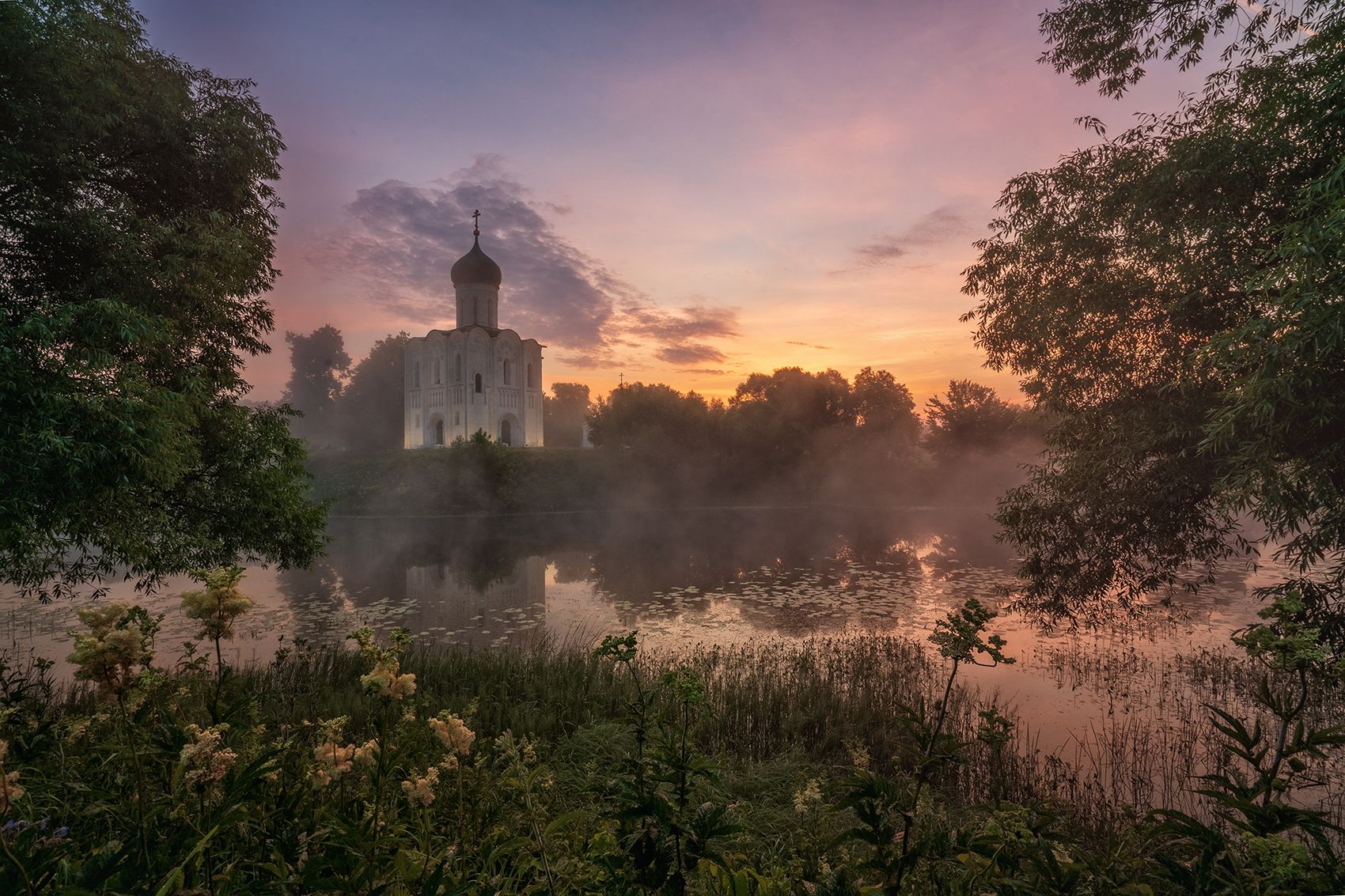 Картина на Нерли панорамный