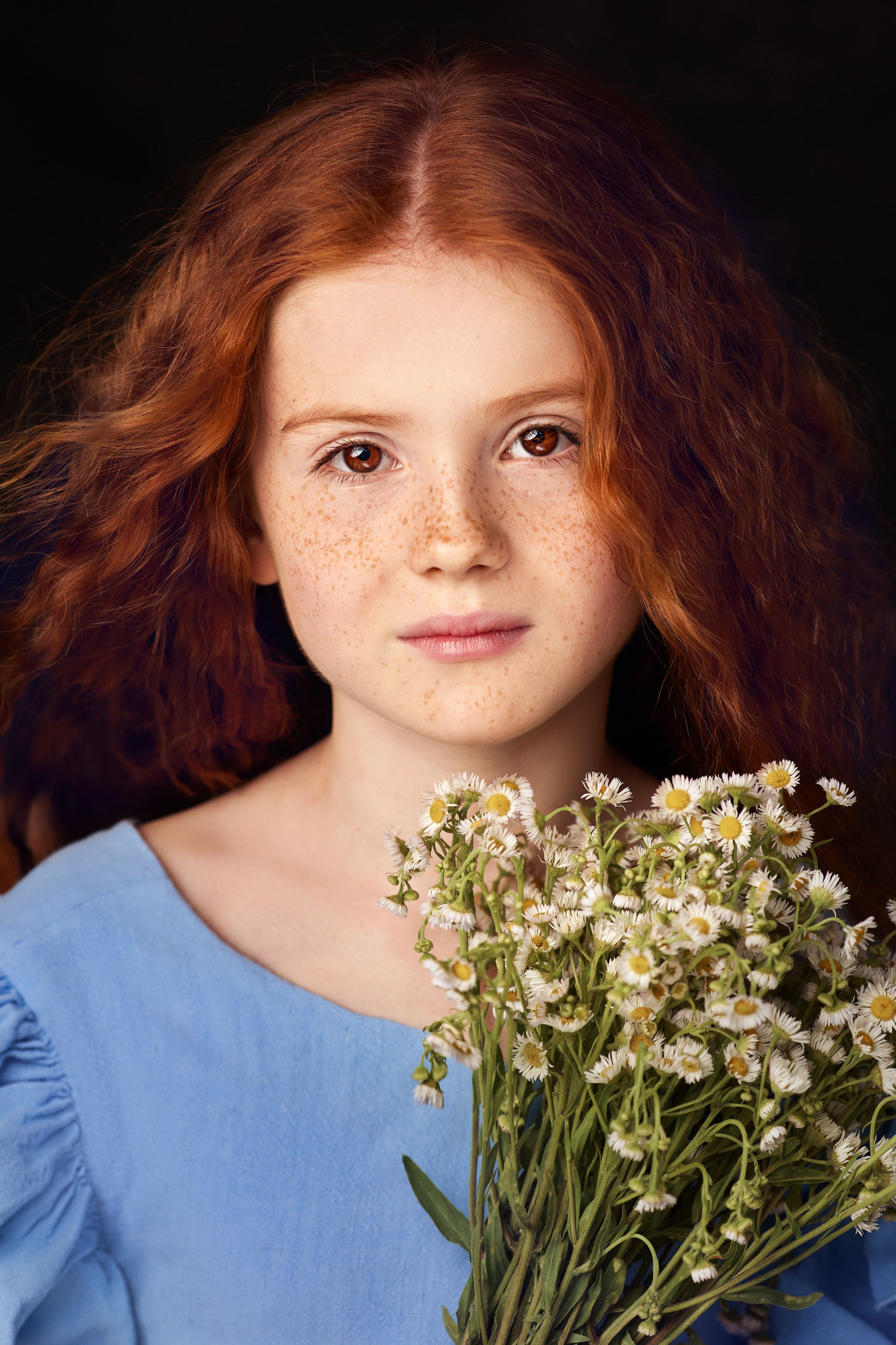 портрет ,девочка, рыжая, рыжая модель, рыжая девочка, красивая девочка, детский фотограф, детский портрет, Анастасия Чупико