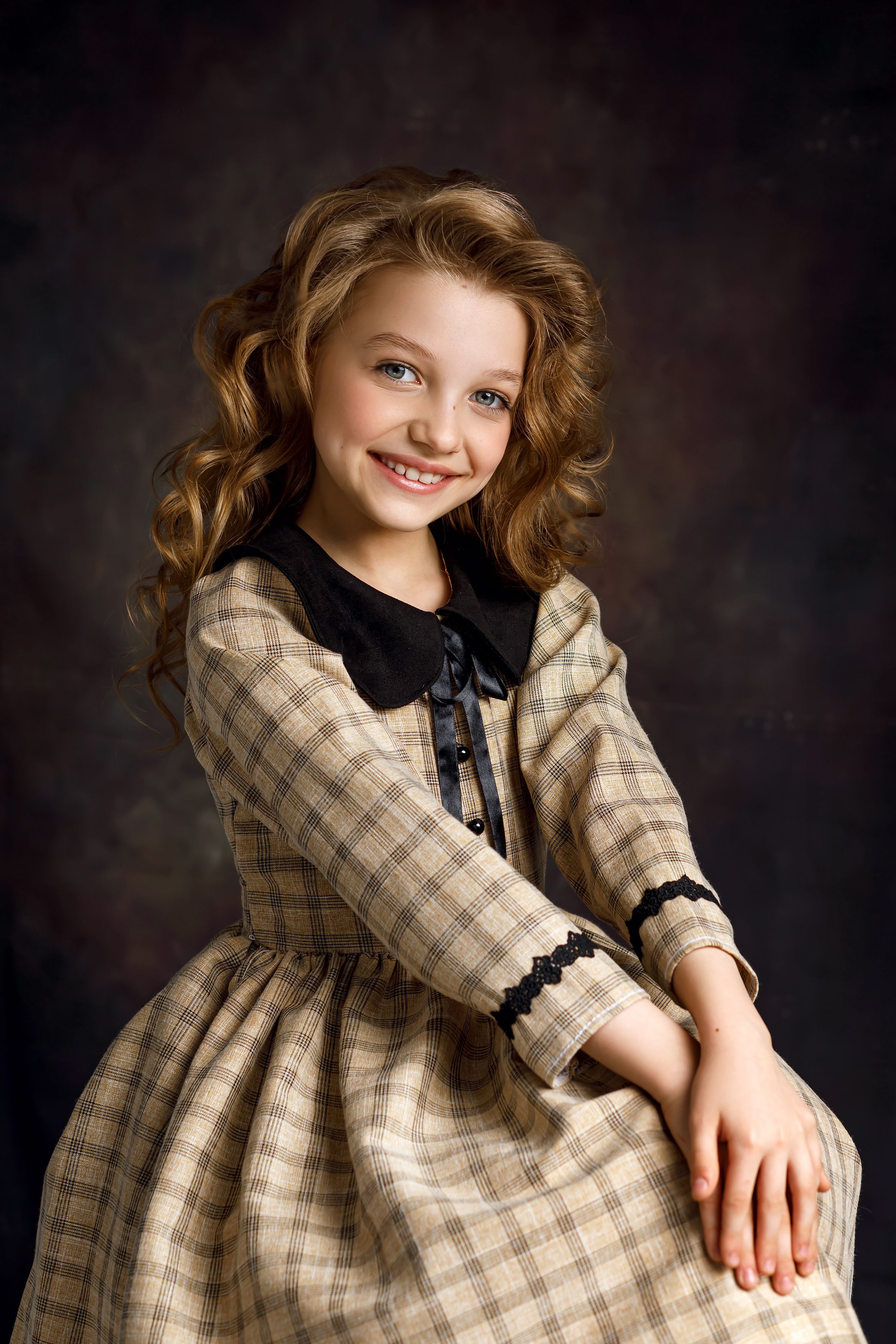 девочка портрет улыбка, Комаева Юлия