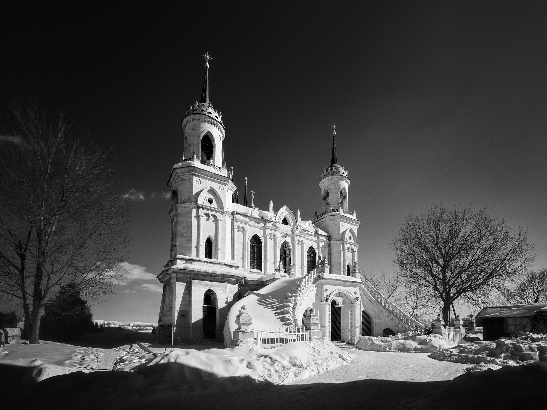 храм, зима, Валерий Вождаев