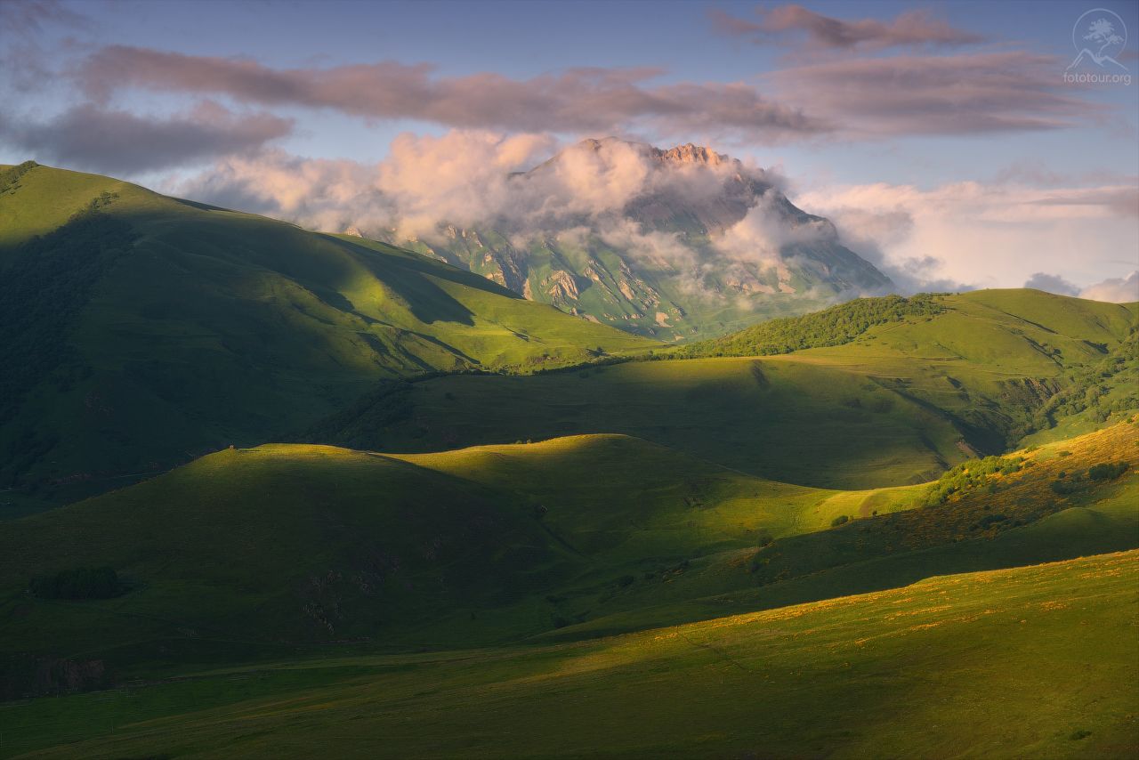 горы, облака, лето, альпийские луга, фототур в северную осетию, Гордиенко Анатолий