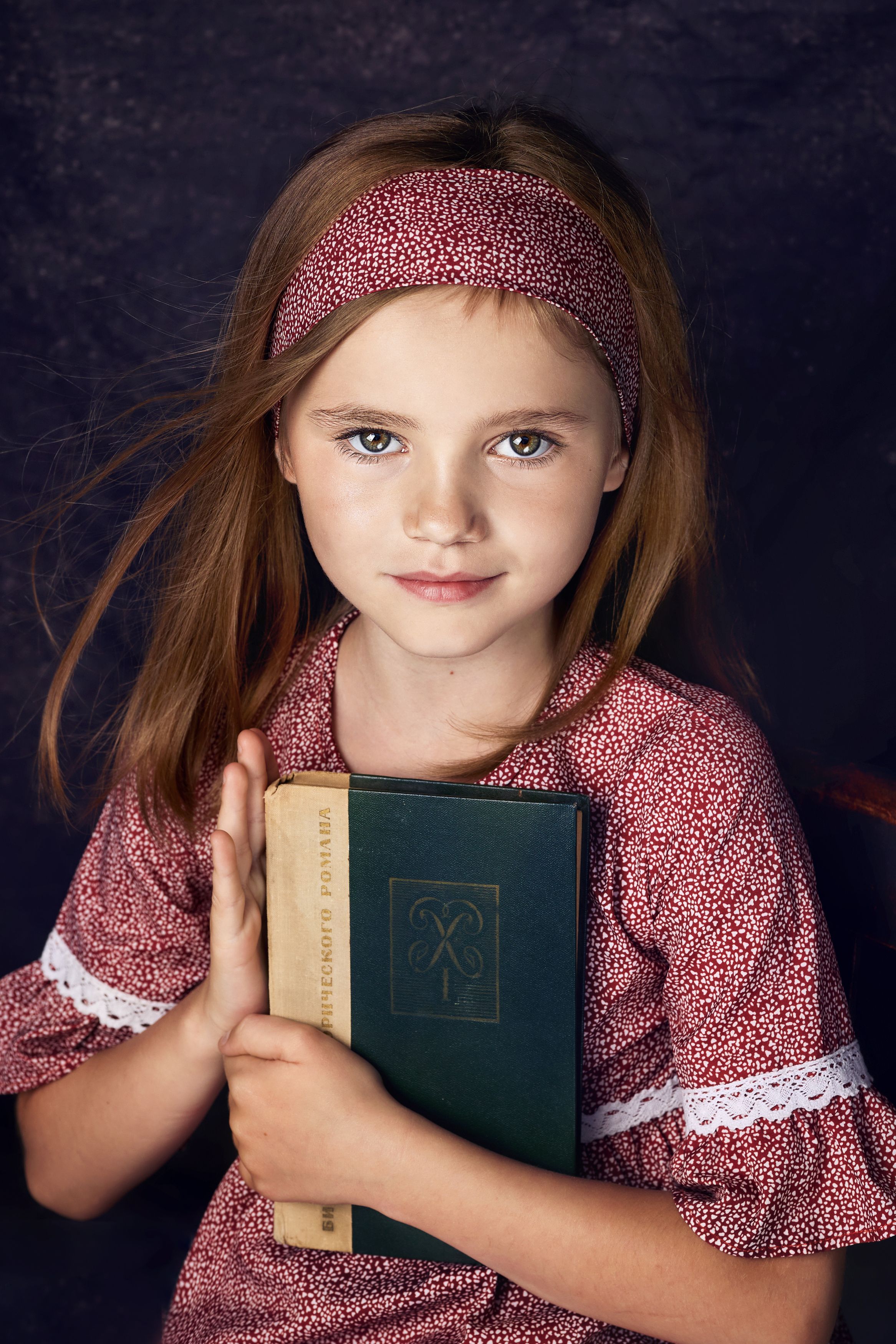 портрет, детский портрет, рыжая модель,  девочка, Анастасия Чупико