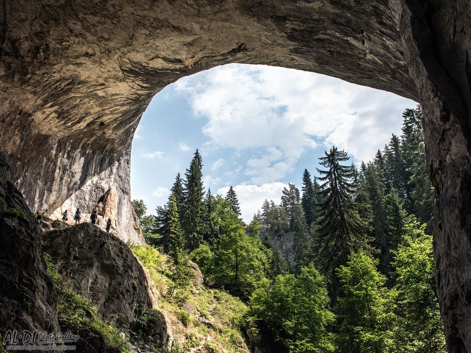 Bulgaria,Rhodope,cave,clouds,forest,rocks,sky,tree,natural creations, Александър Димитров