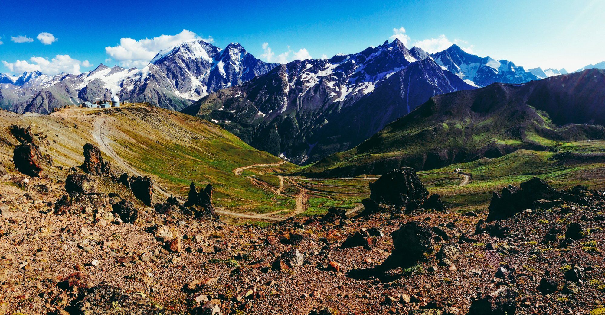 caucasus, landscape, mountains, Осадчая Алеся