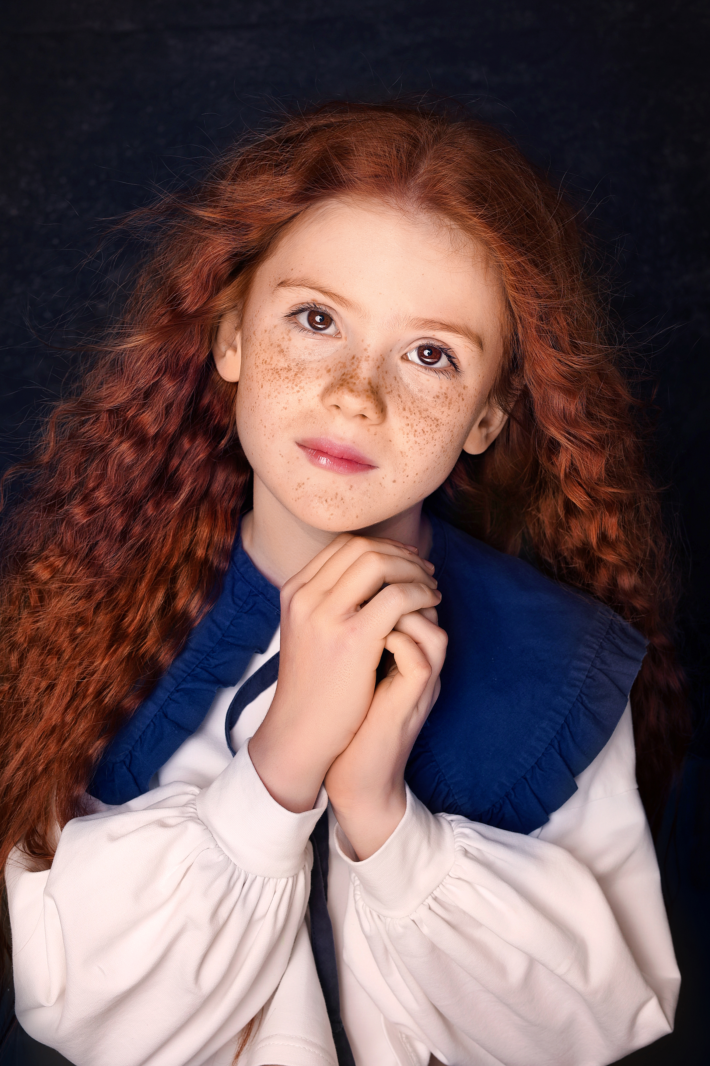 портрет, детский фотограф, портрет девочки, рыжая модель, дети модели, Анастасия Чупико