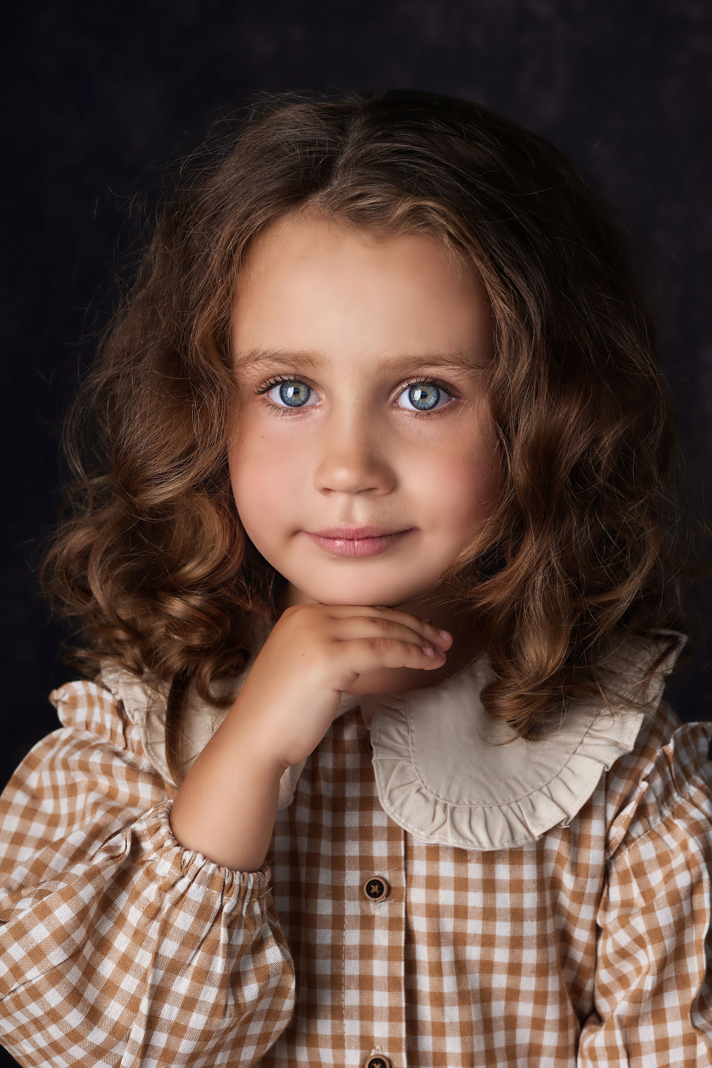 портрет, детский портрет,  модель, девочка, Анастасия Чупико
