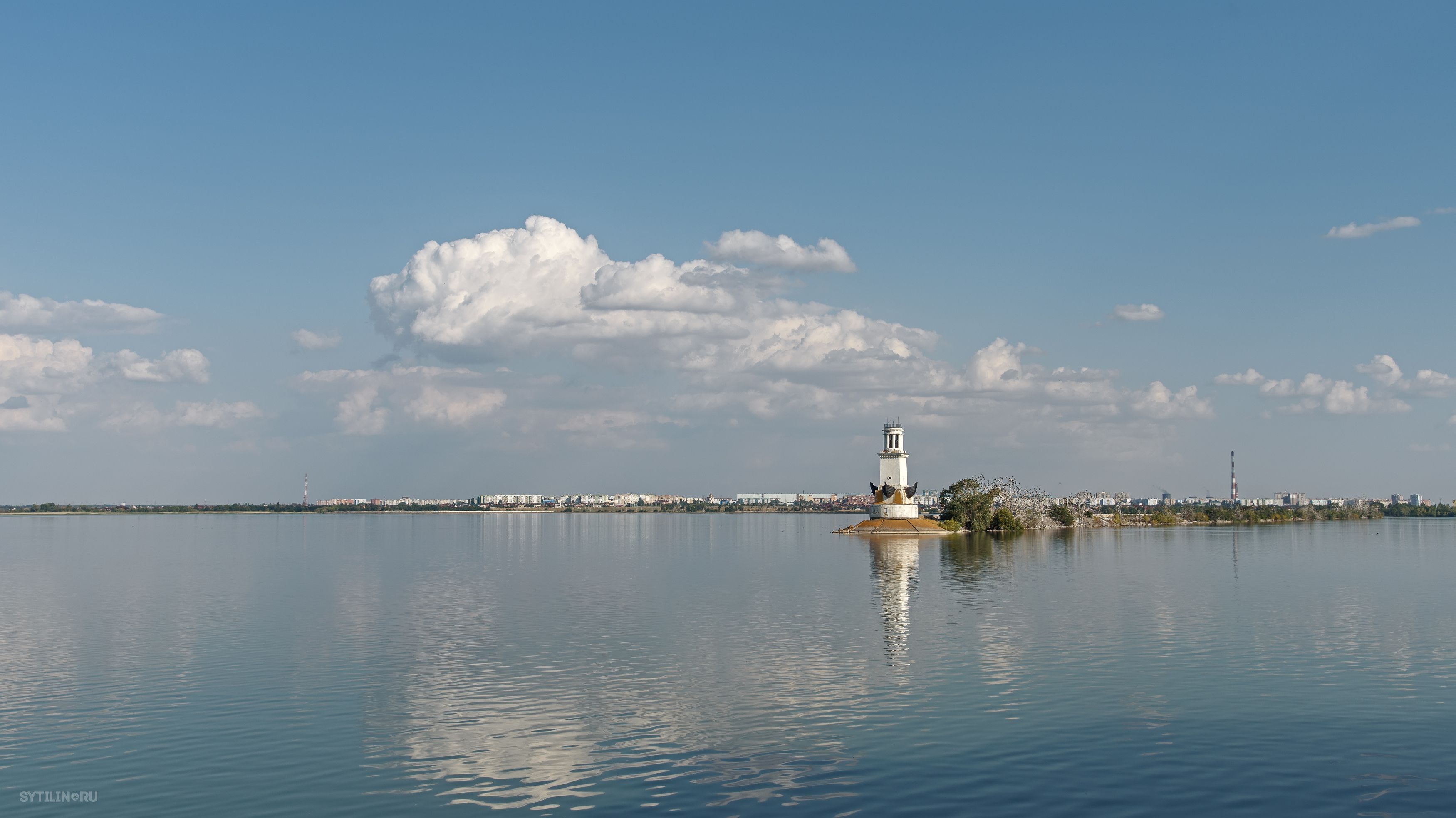 Волгодонский маяк. Цимлянское водохранилище, волгодон, маяк, цимлянская гэс, гидроэлектростанция,, Сытилин Павел