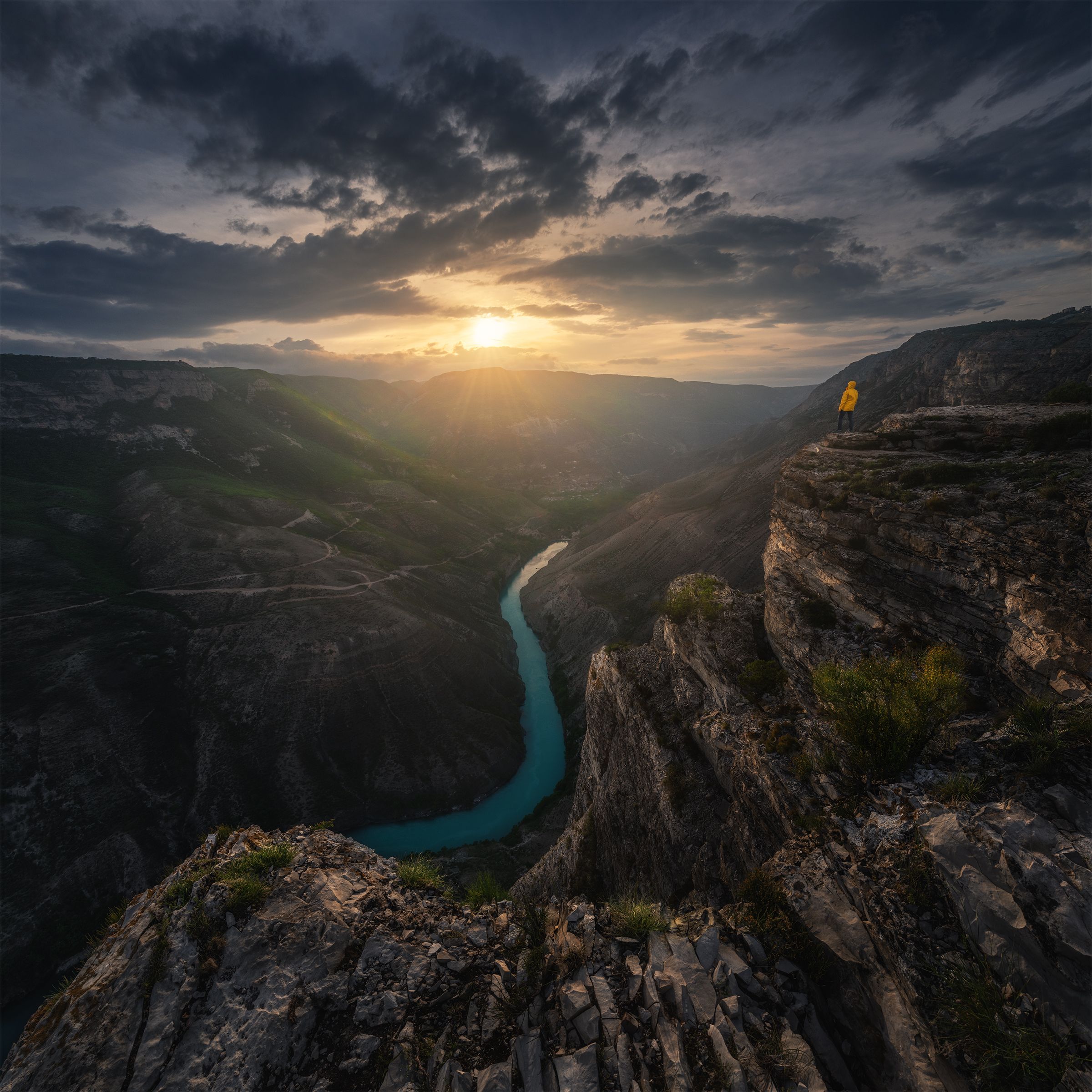 Сулакский каньон паронама