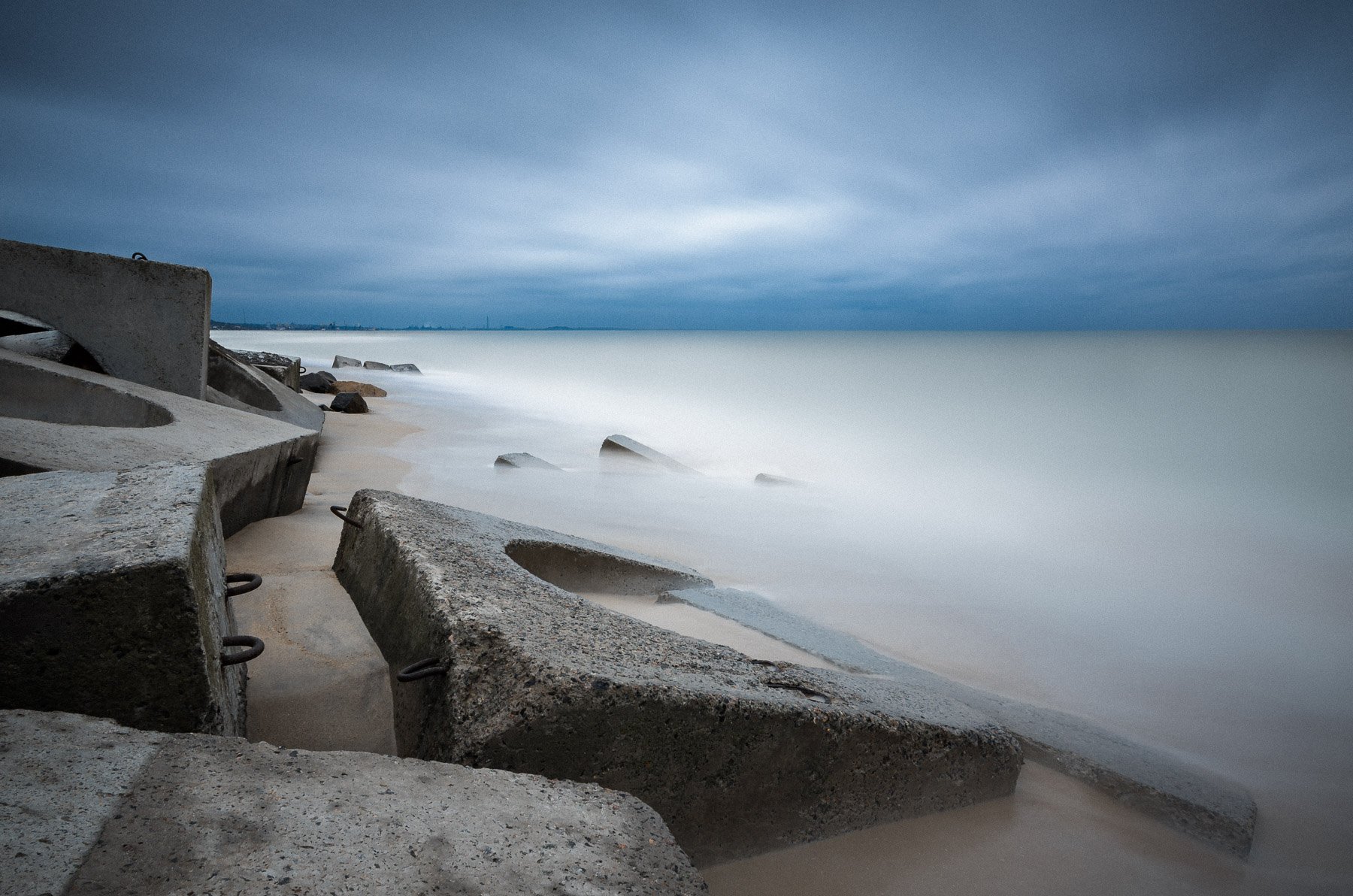 sea, stones, long exposure, fog, storm, море, камни, длинная выдержка, шторм, Slava Simonow