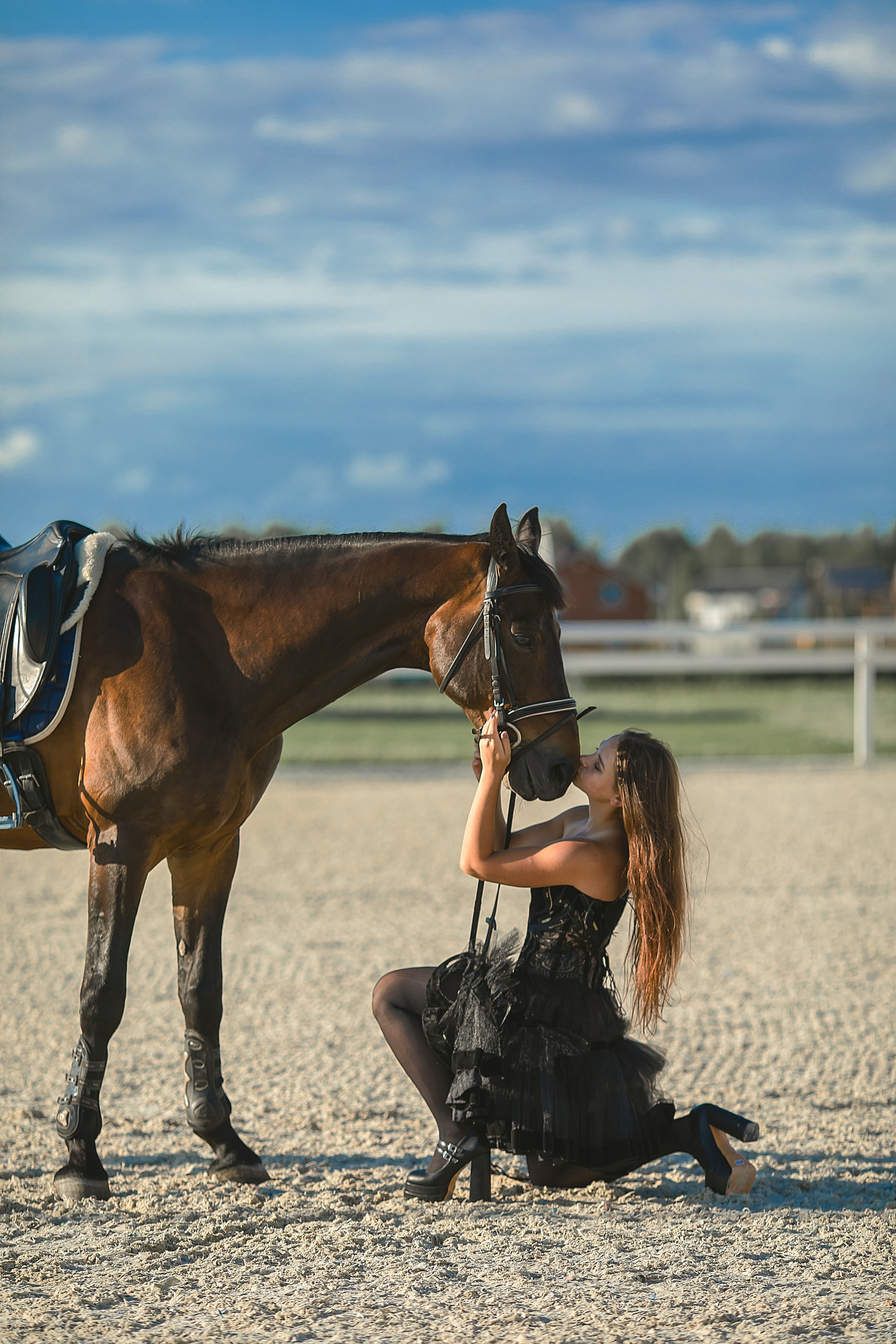 девушка, фотосессия с лошадьми, Ларина Ирина