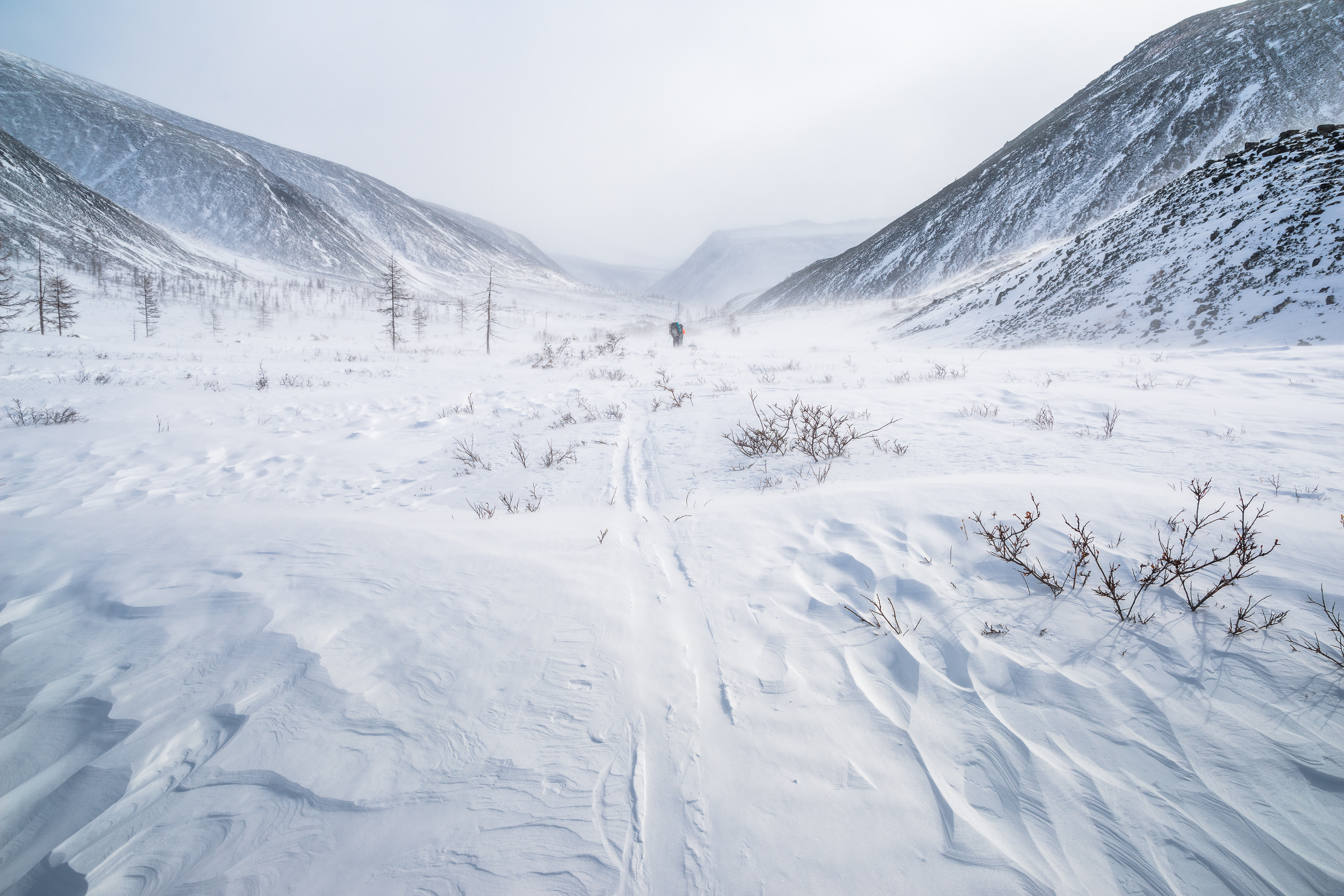 Южно-Муйский хребет, горы, зима, снег, лыжи, Evgeniy Khilkevitch