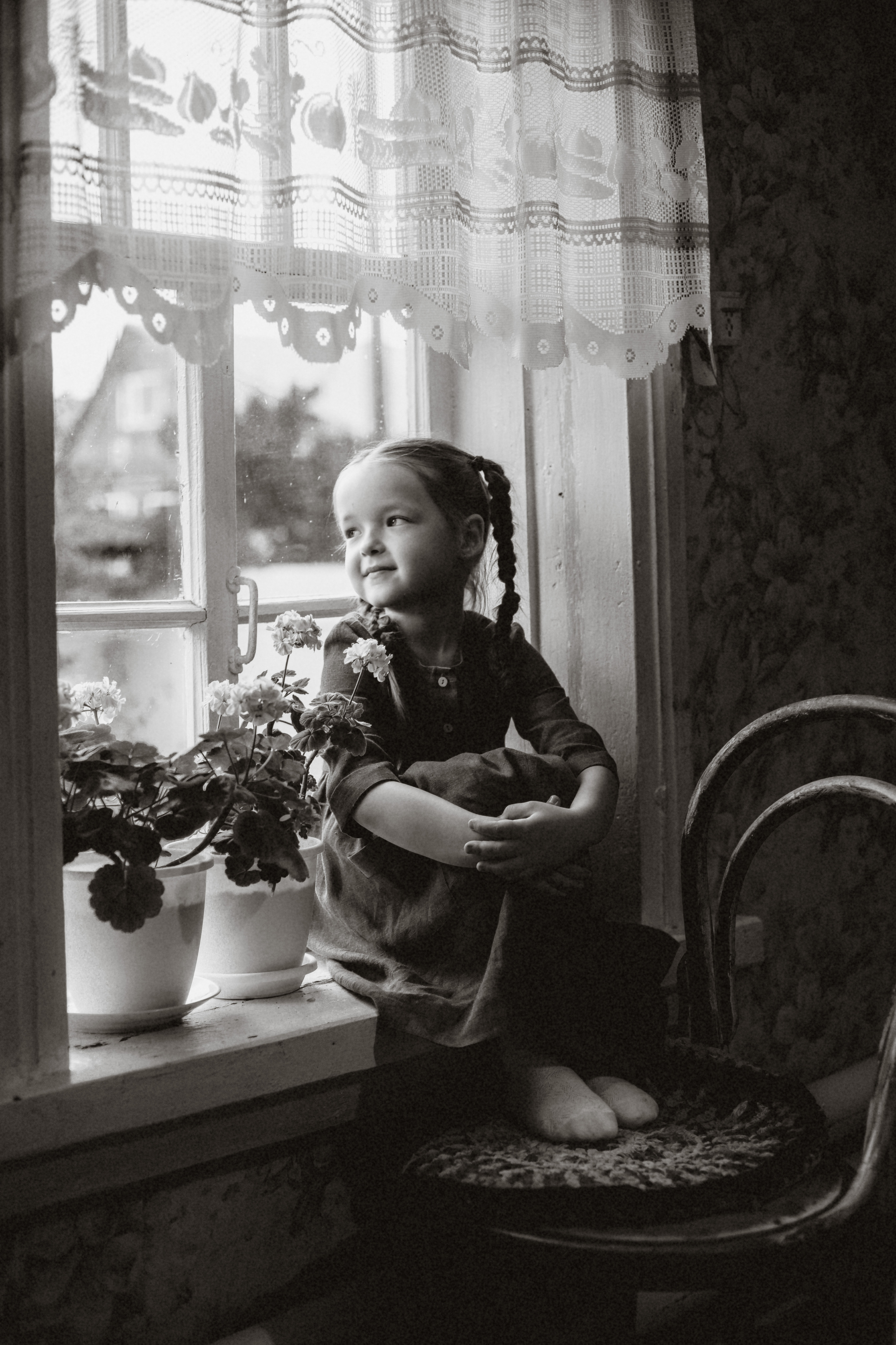 девочка на окне, фотосессия дома, Ларина Ирина