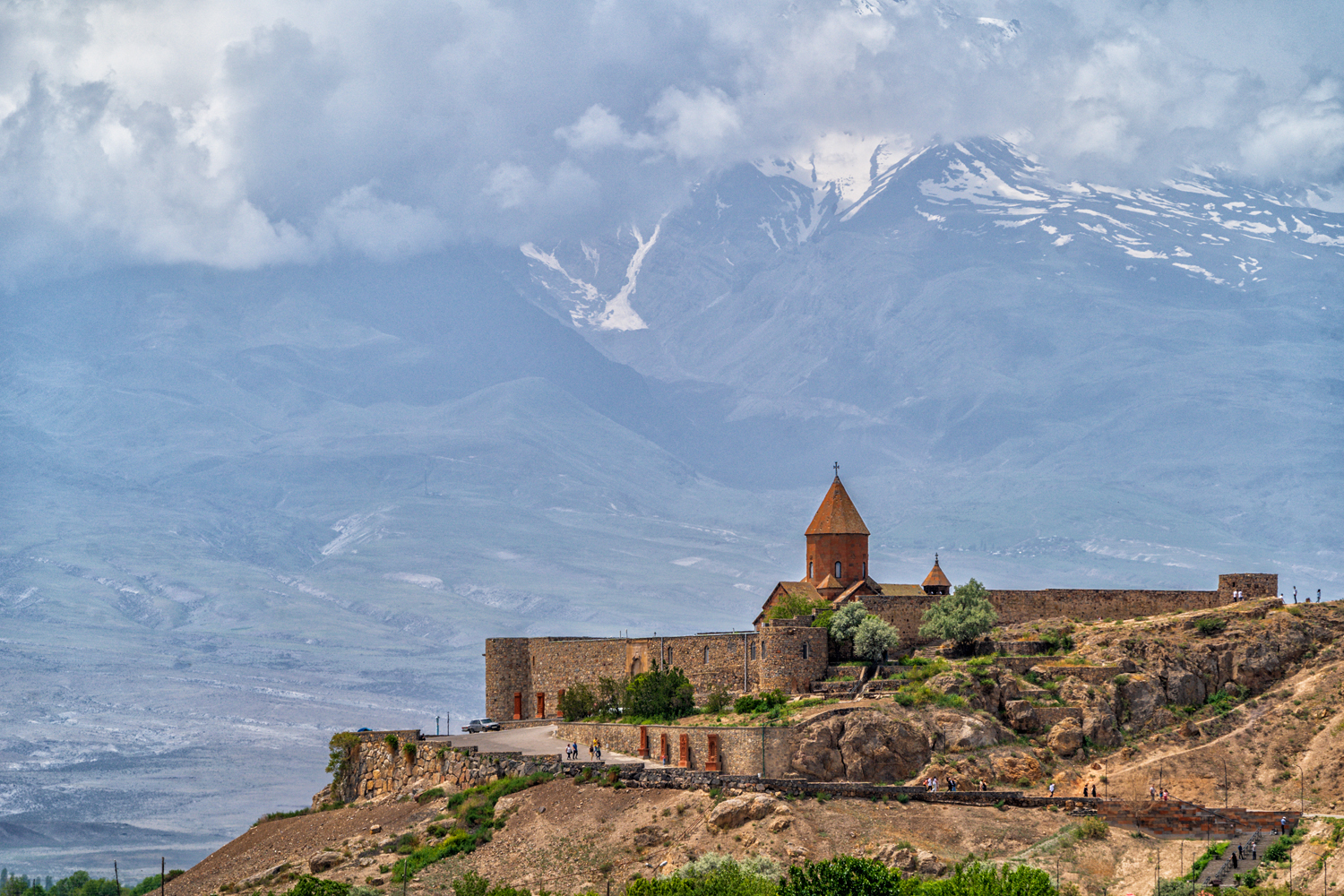 горы, пейзаж, Монастырь, Хор Вирап,Арарат, Ереван, Армения, Лариса Дука