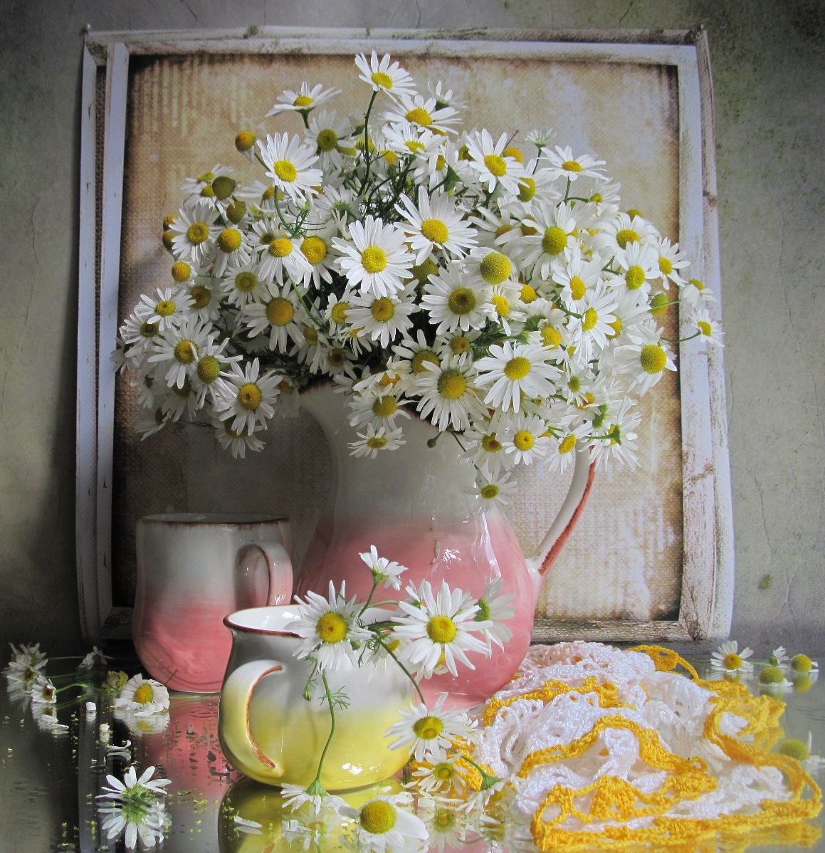 ромашки, полевые цветы, Наталия Тихомирова