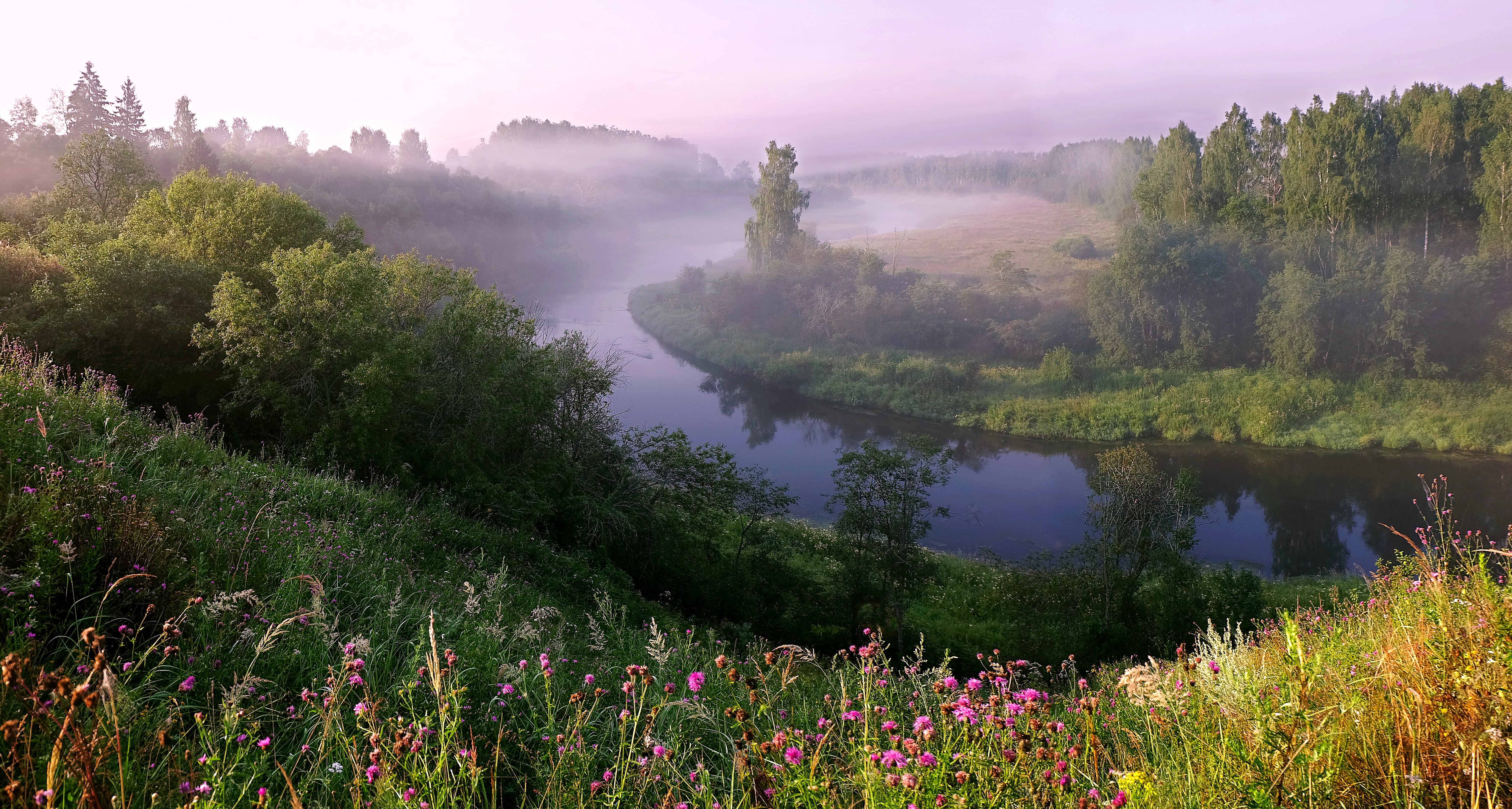 руза,утро,туман,лето., sasha yudin